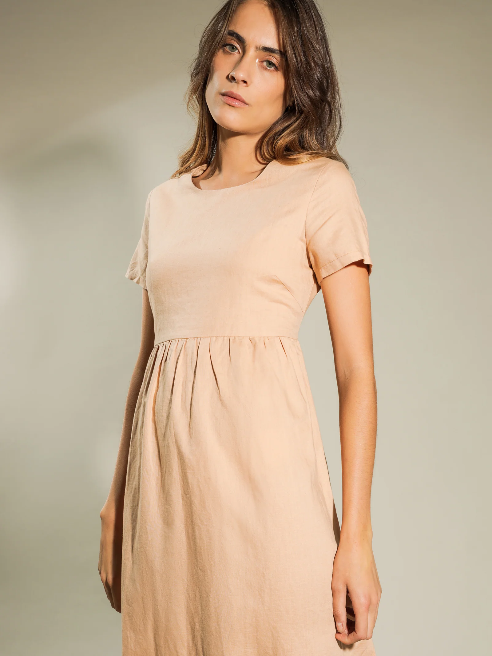Claudia Linen Maxi Dress - Image 4