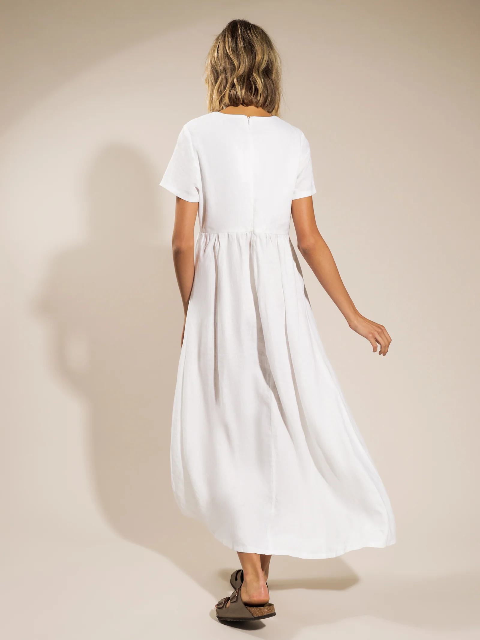 Claudia Linen Maxi Dress - Image 3