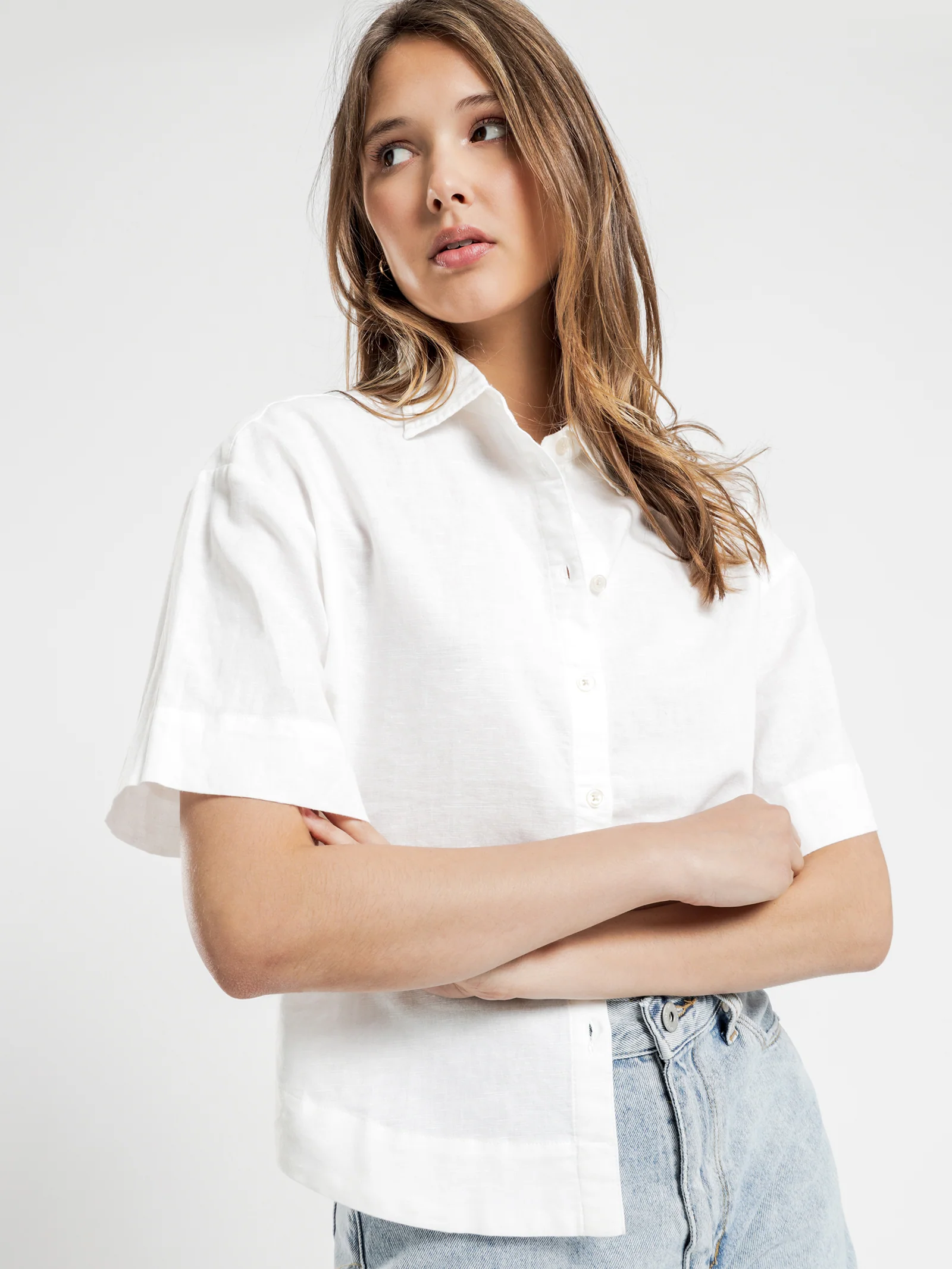 Clement Linen Button Up Shirt - Image 3