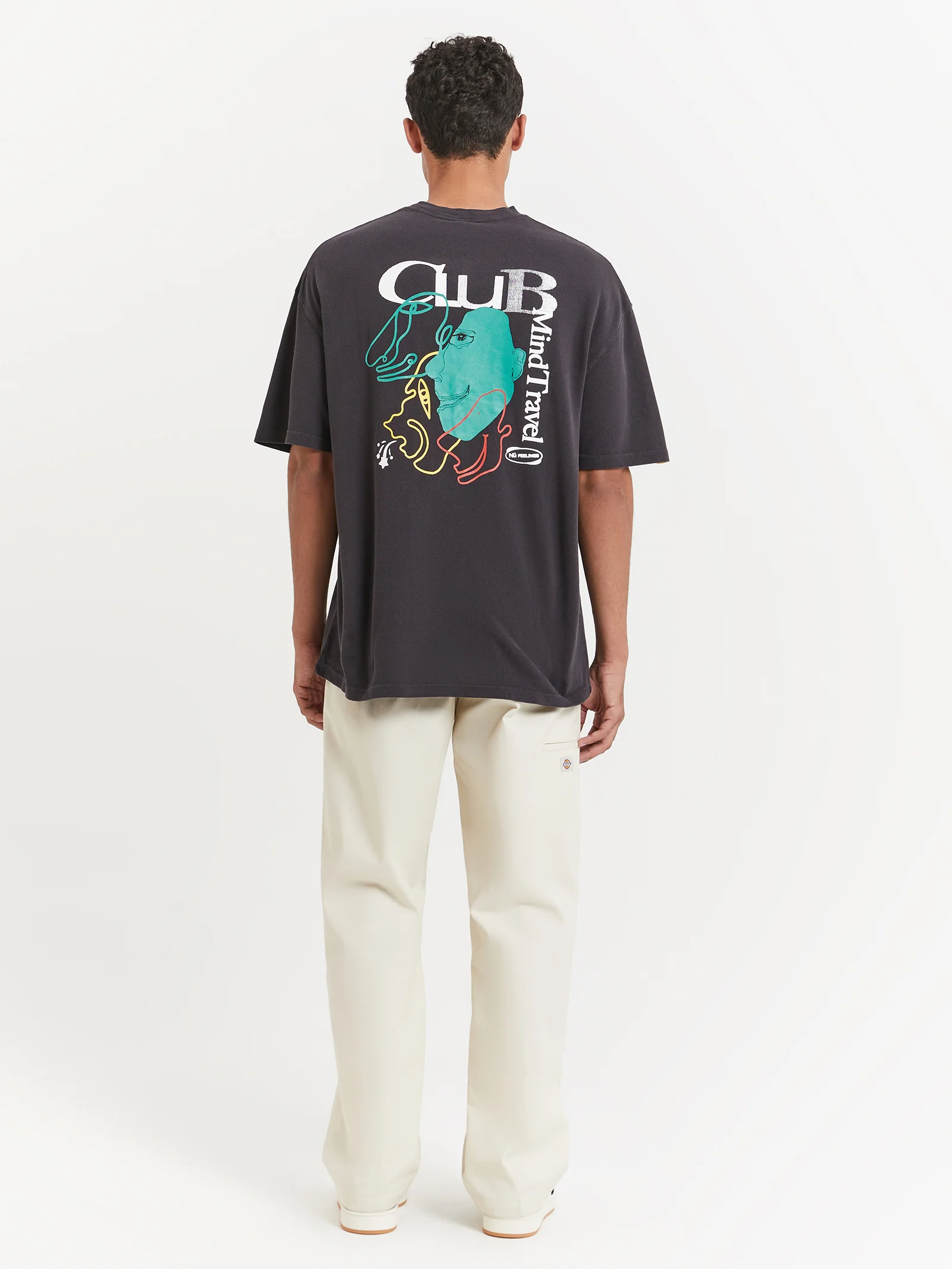 Club Mind Oversized Heavyweight T-Shirt - Image 5