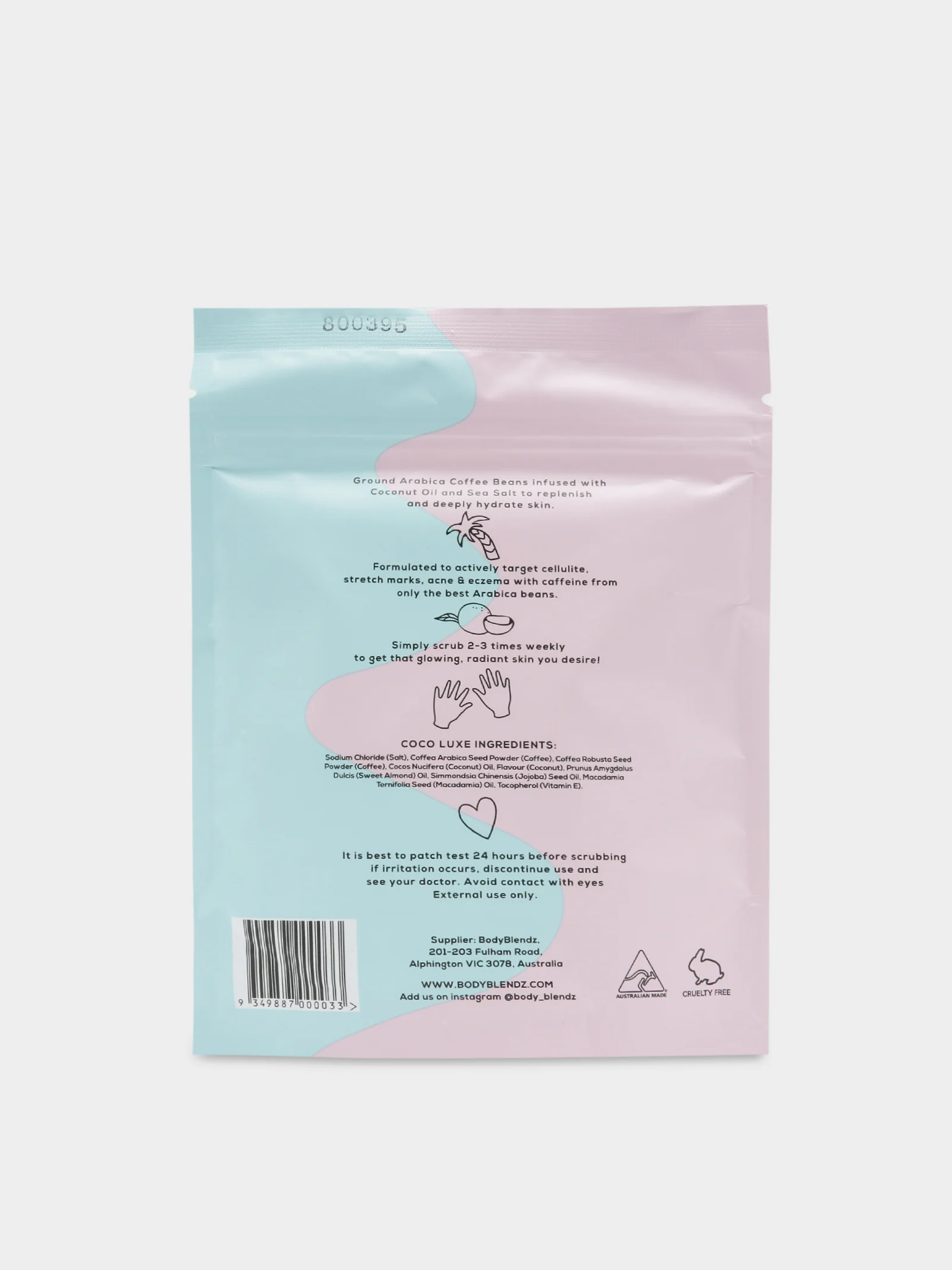 Coco Luxe Coffee Scrub - Image 2