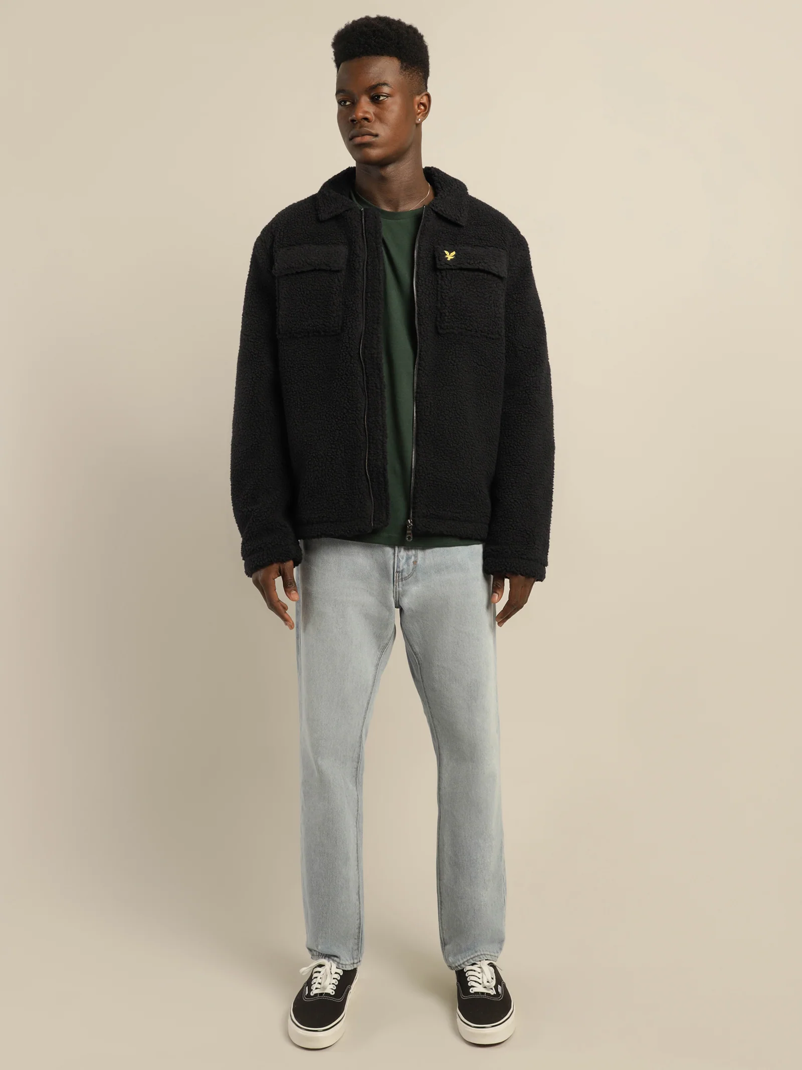 Collared Pile Jacket - Image 4