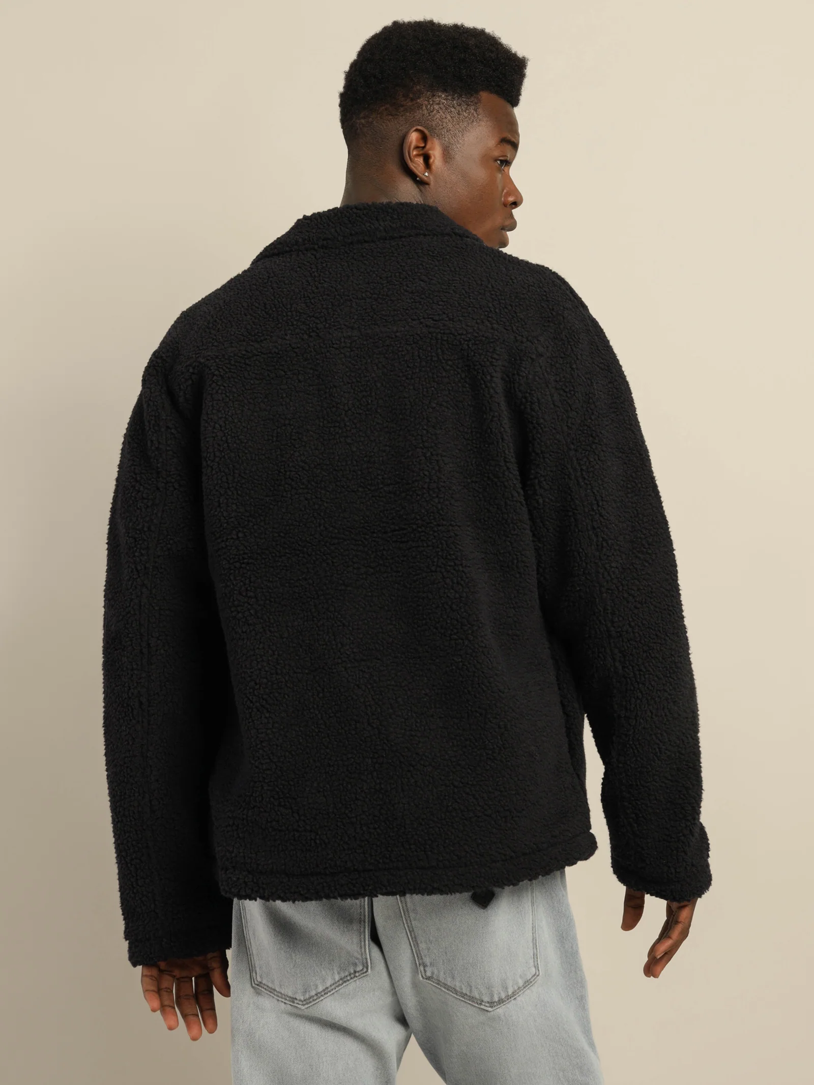 Collared Pile Jacket - Image 5