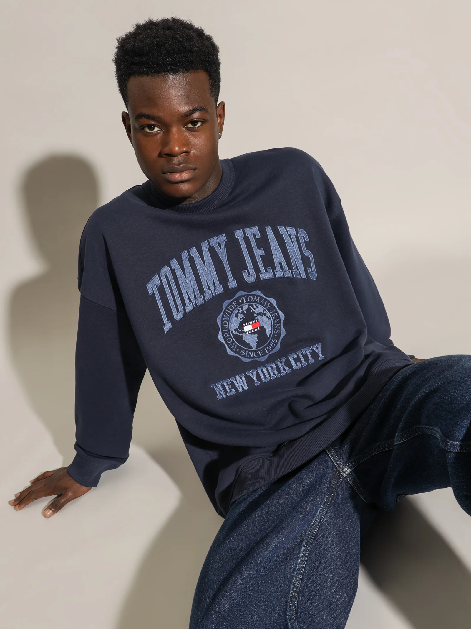 College Logo Reverse Slub Sweatshirt - Image 3