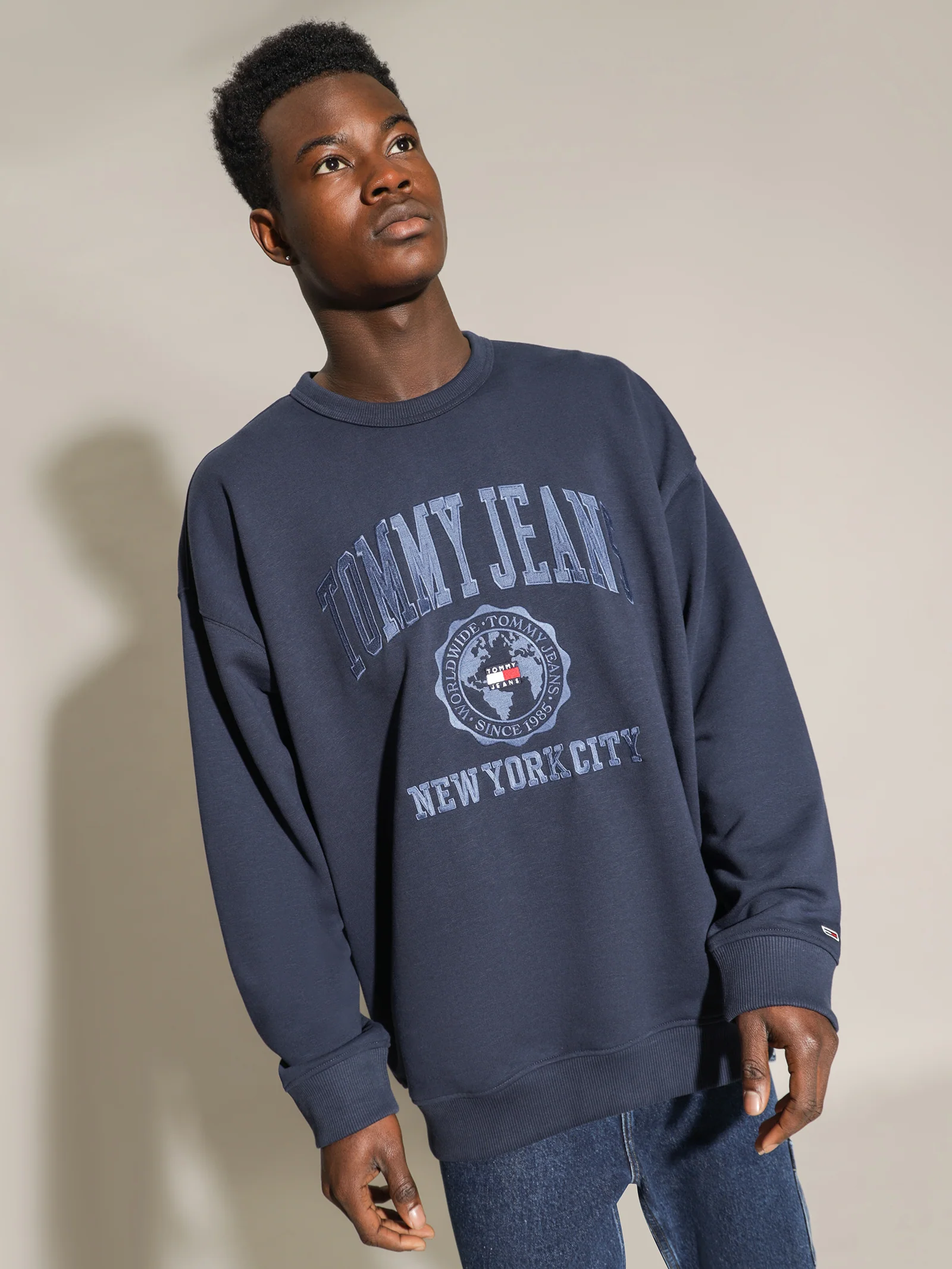 College Logo Reverse Slub Sweatshirt - Image 4