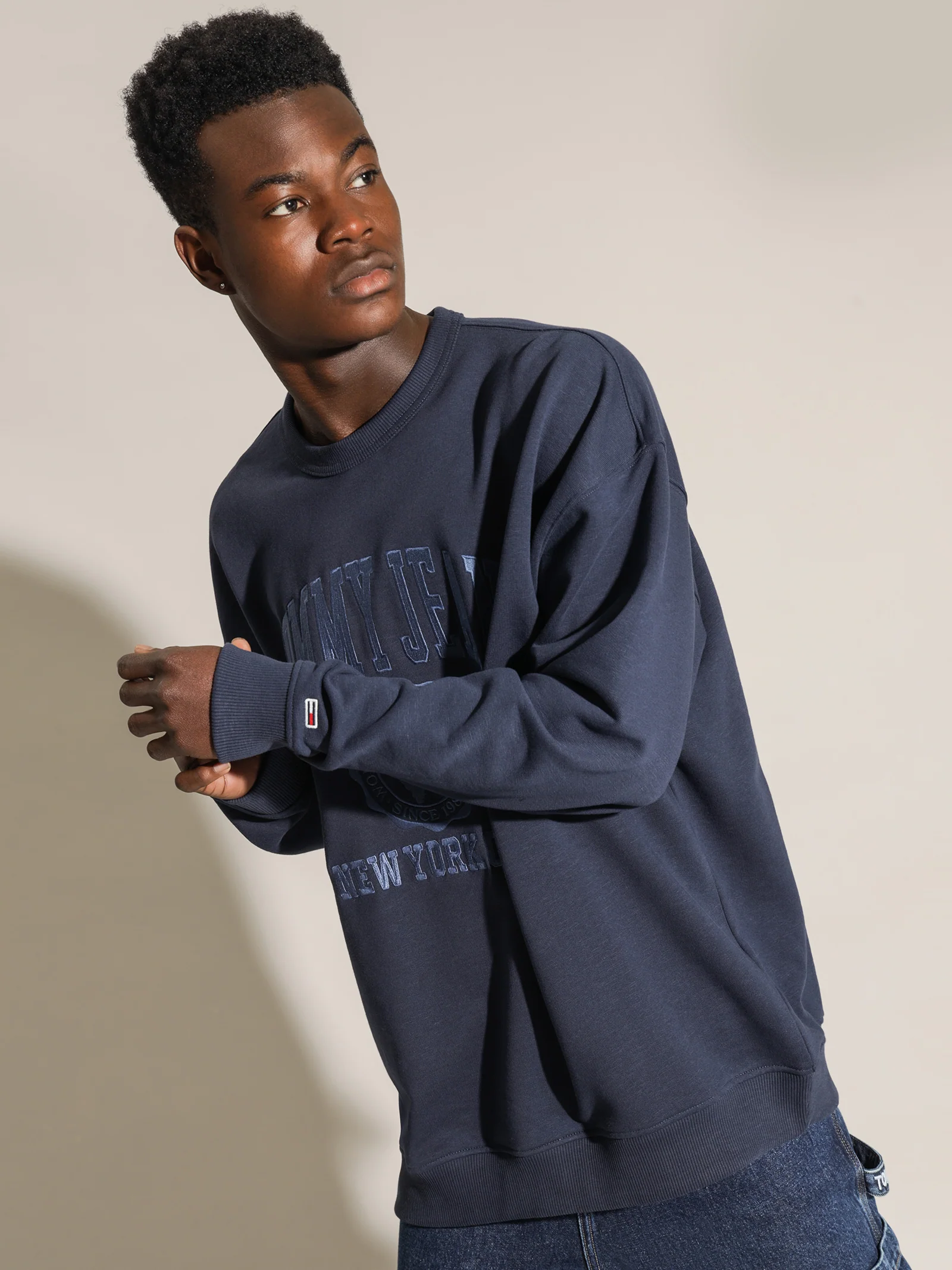 College Logo Reverse Slub Sweatshirt - Image 6