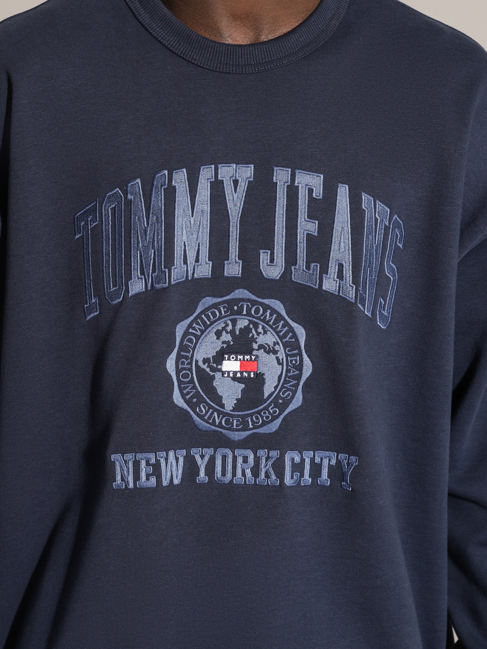 College Logo Reverse Slub Sweatshirt - Image 7