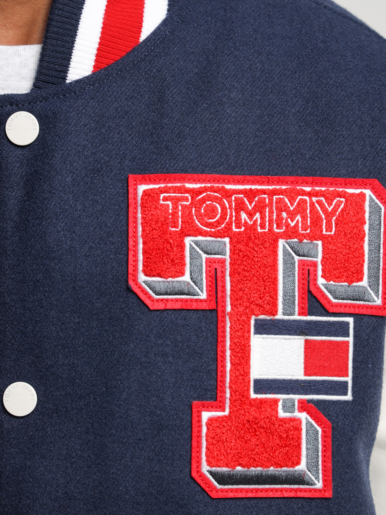 College Relaxed Baseball Letterman Jacket - Image 4