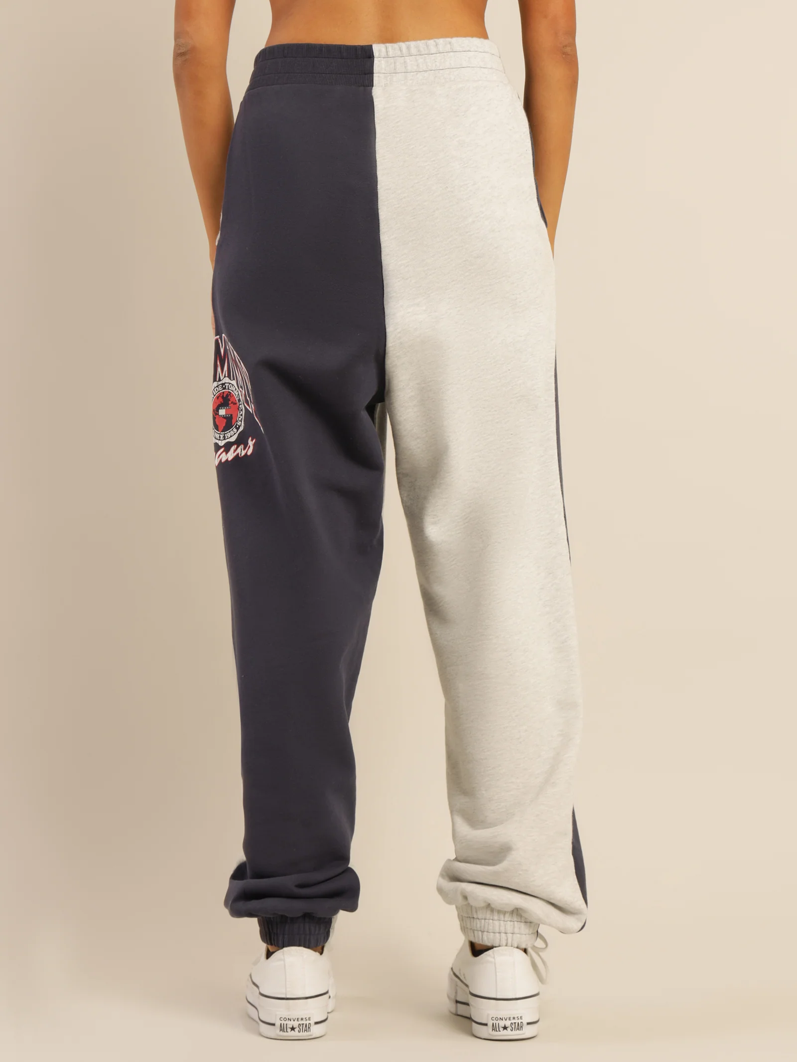 College Splicing Sweatpants - Image 5