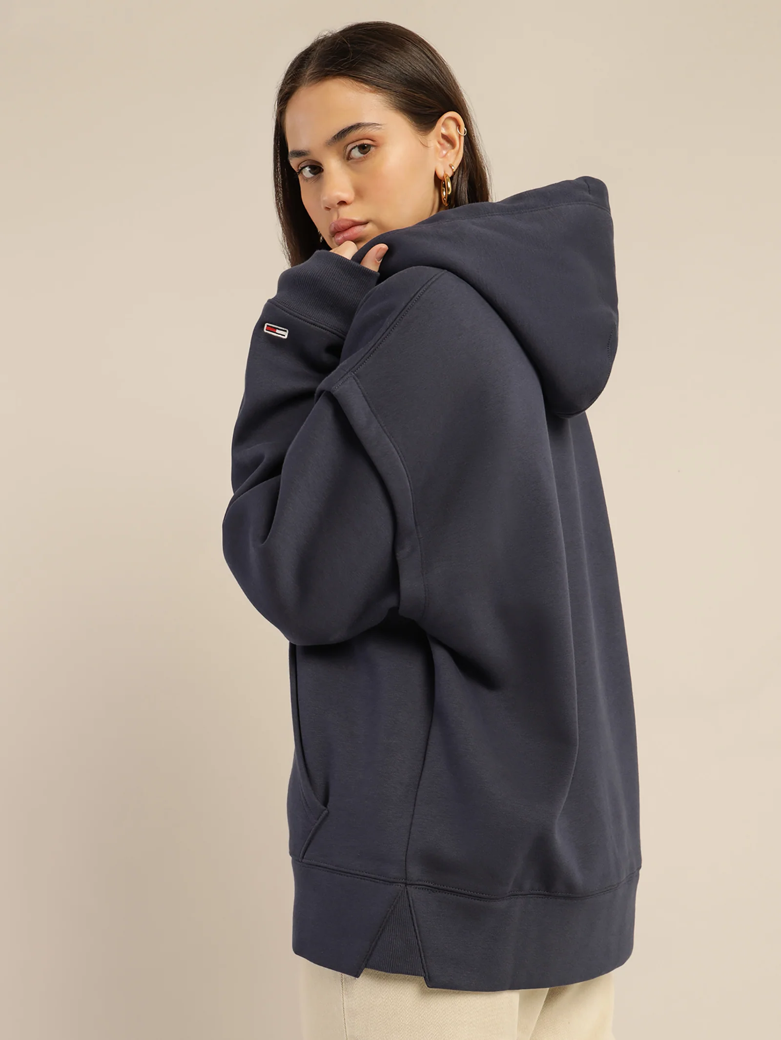 College Tiger Logo Relaxed Hoodie - Image 6