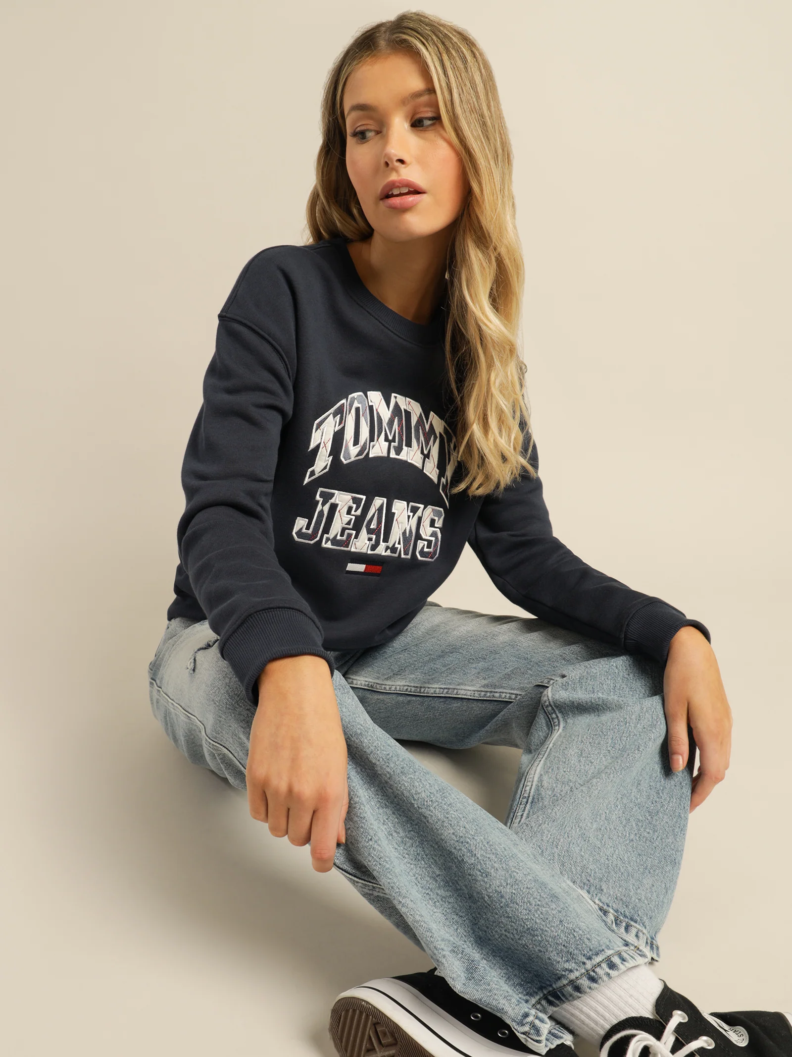 Collegiate Argyle Logo Sweatshirt - Image 2