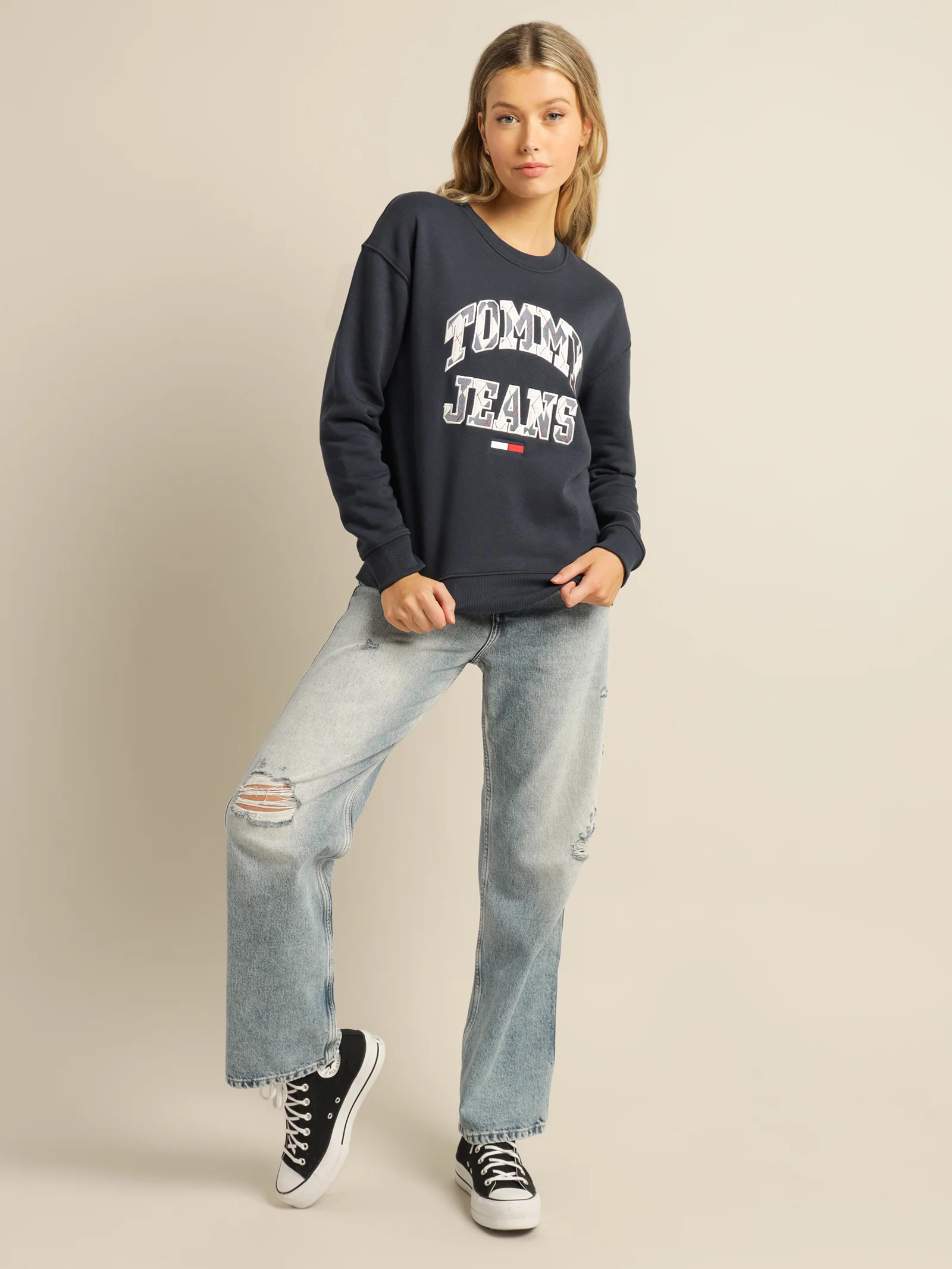 Collegiate Argyle Logo Sweatshirt - Image 4