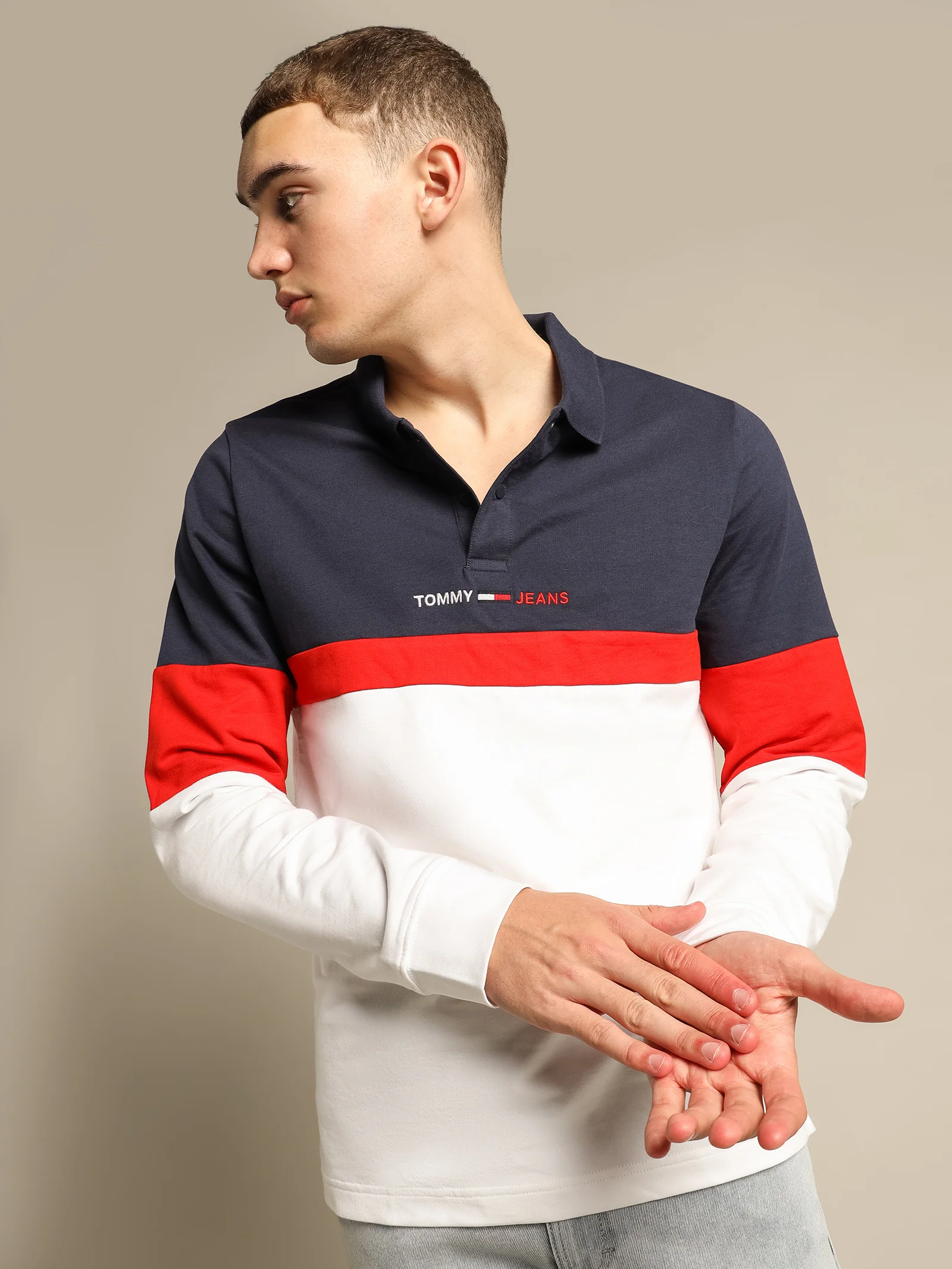 Colorblock Polo Shirt - Image 3