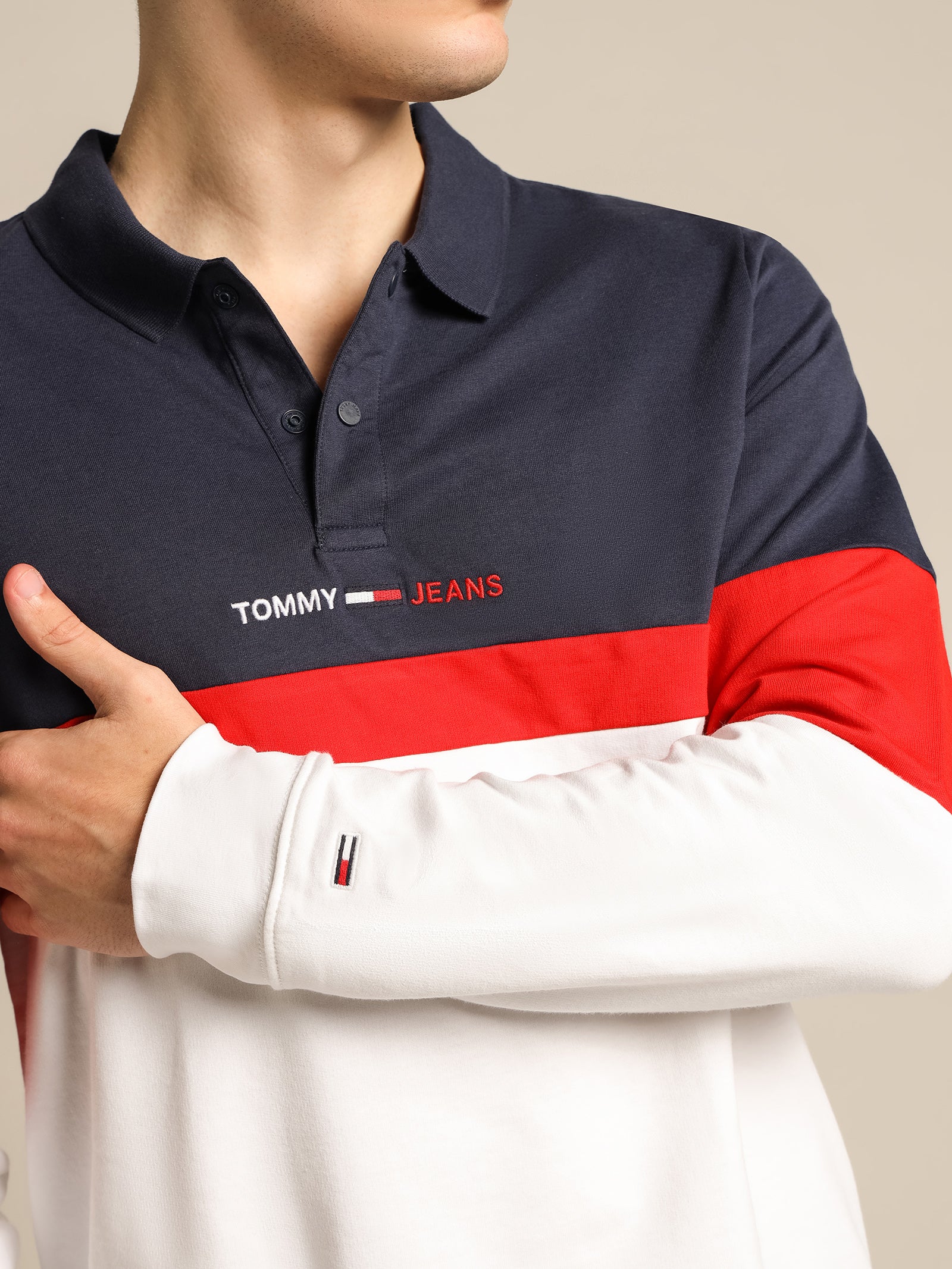 Colorblock Polo Shirt - Image 4