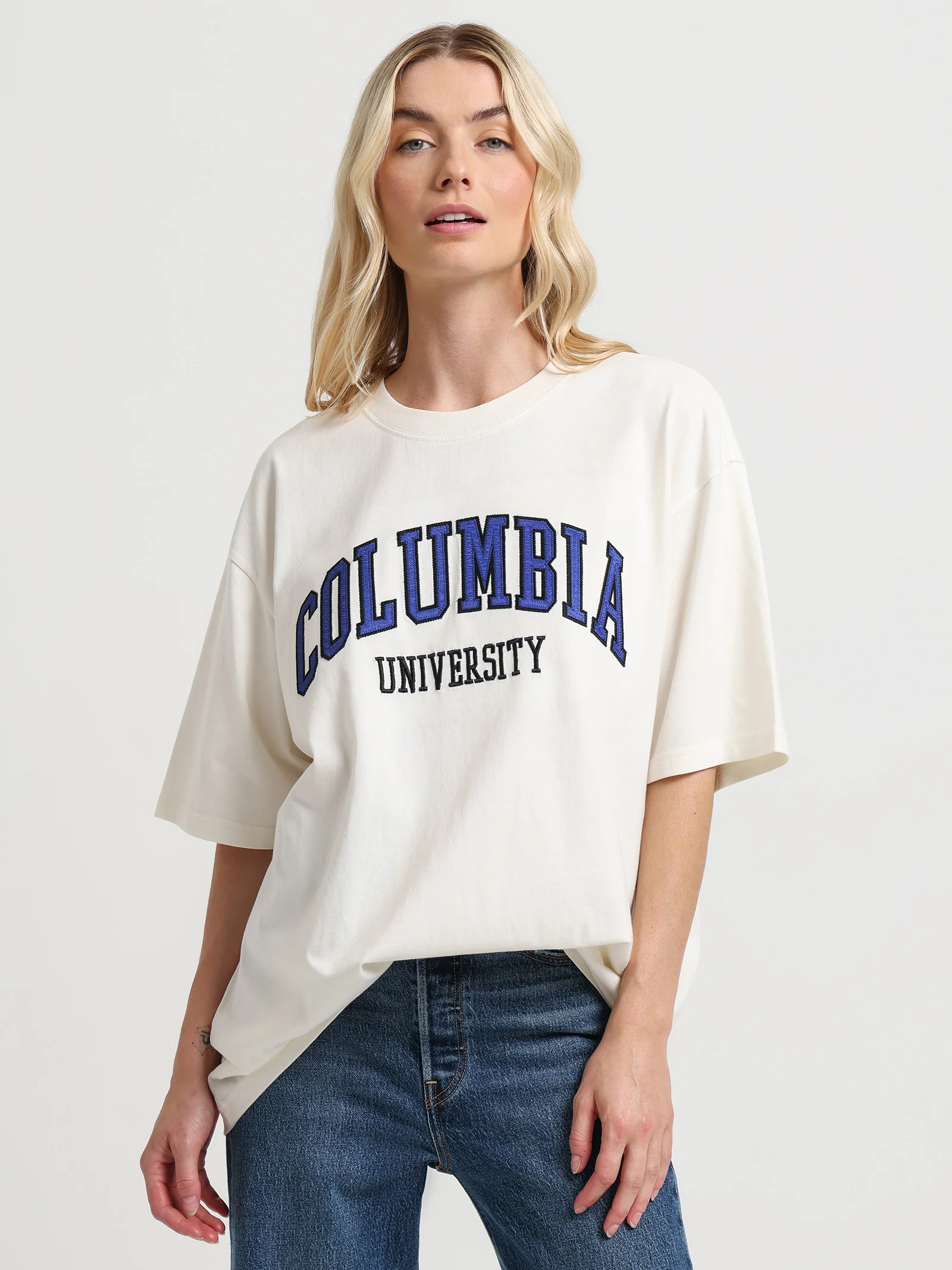 Columbia University Arch Boxy T-Shirt - Image 4