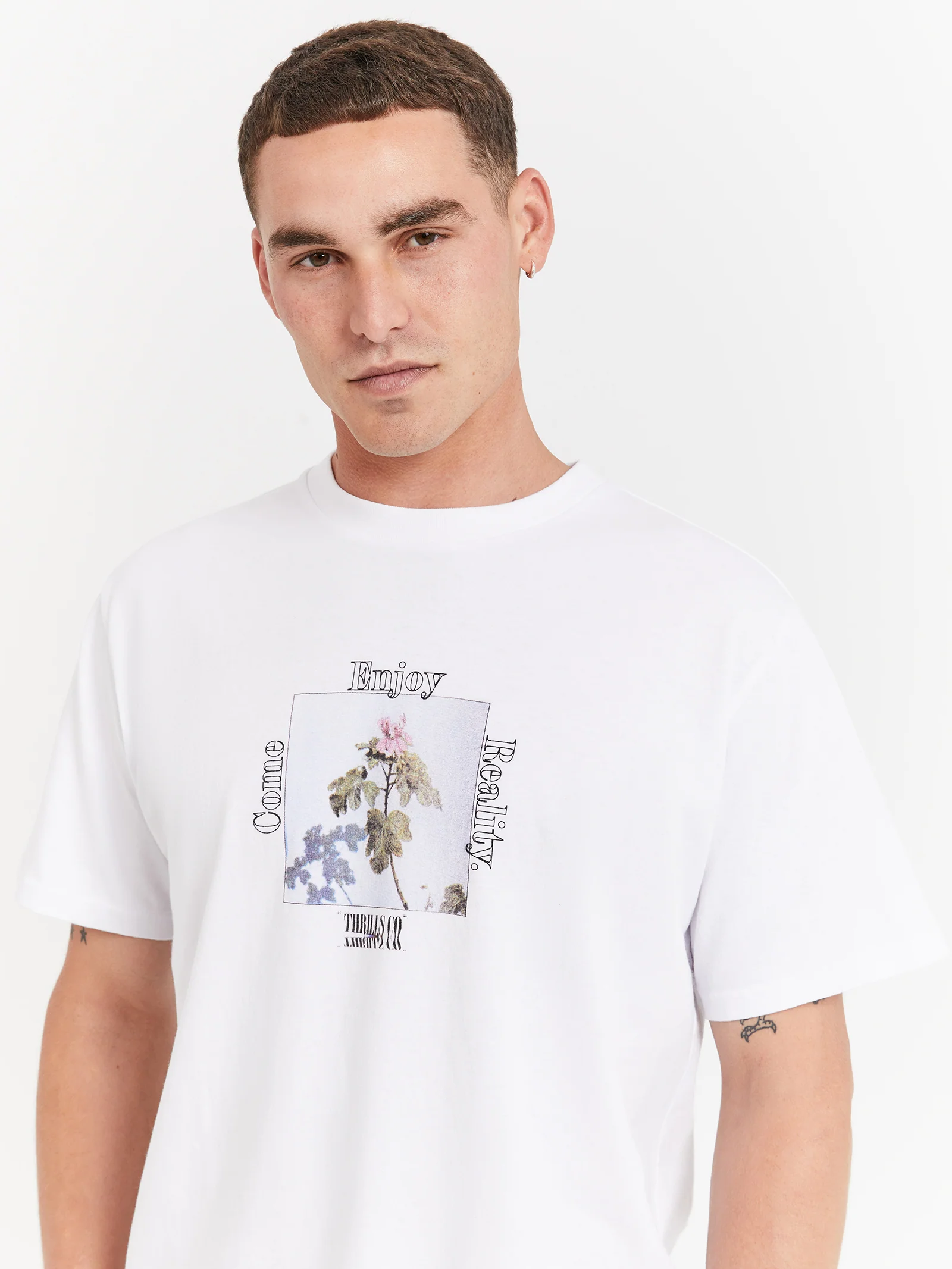Come Enjoy Reality Merch Fit T-Shirt - Image 3