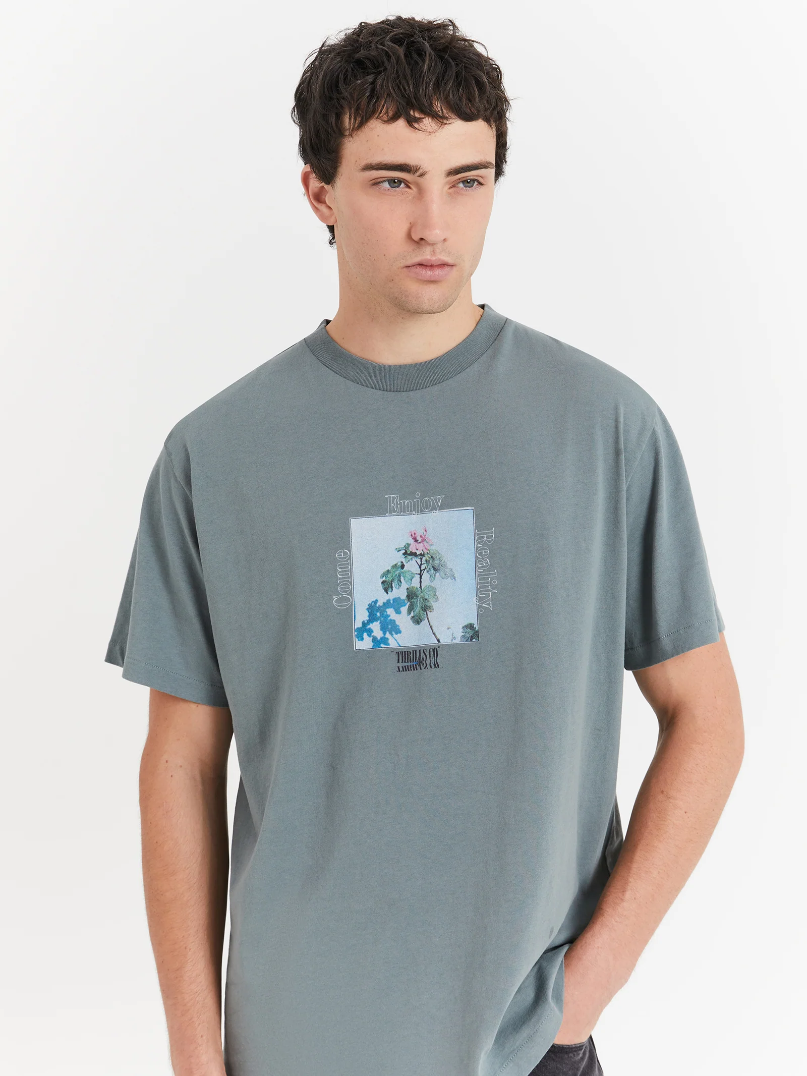 Come Enjoy Reality Merch Fit T-Shirt - Image 3