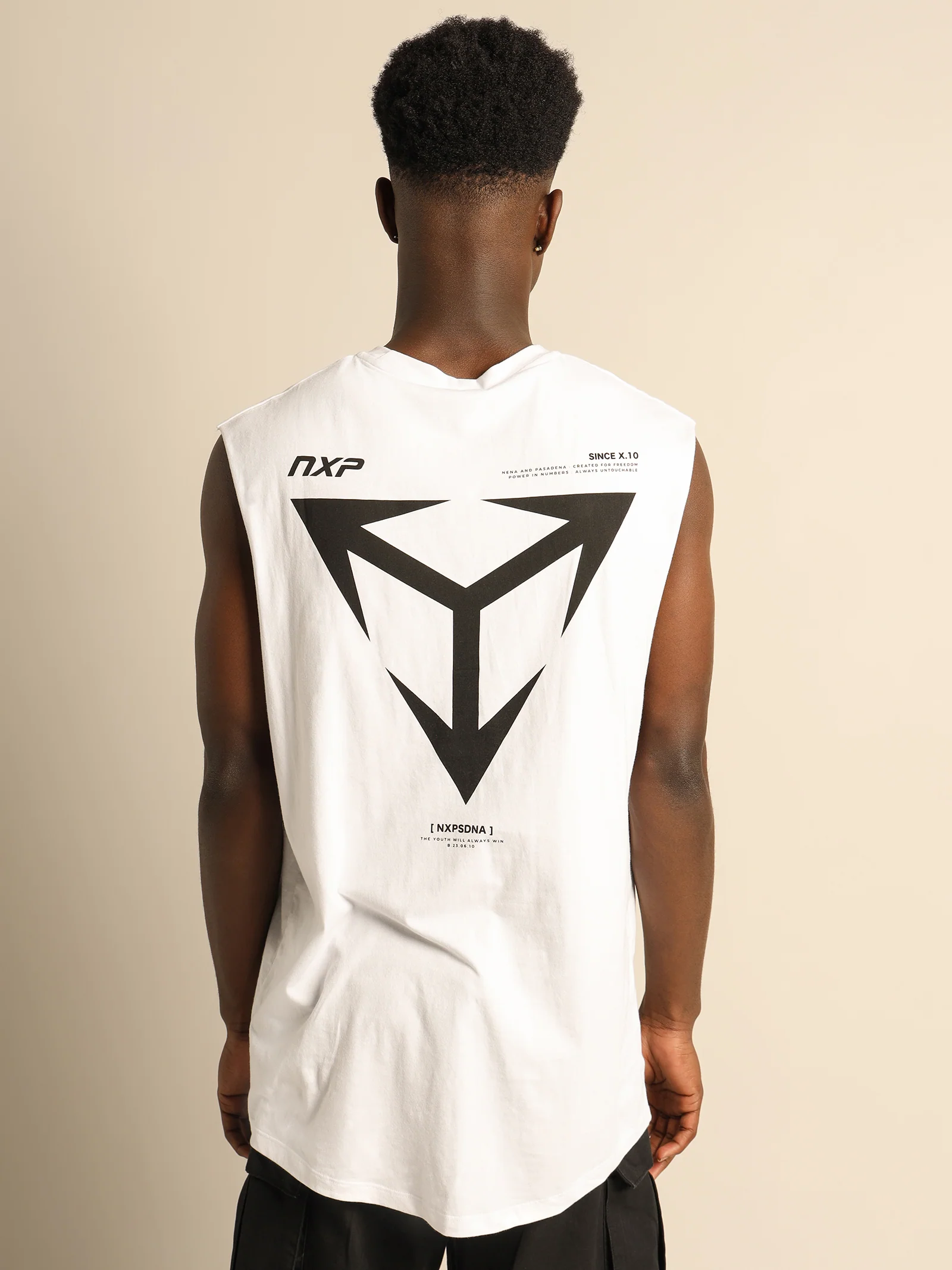 Complacent Scoop Back Muscle Shirt - Image 5