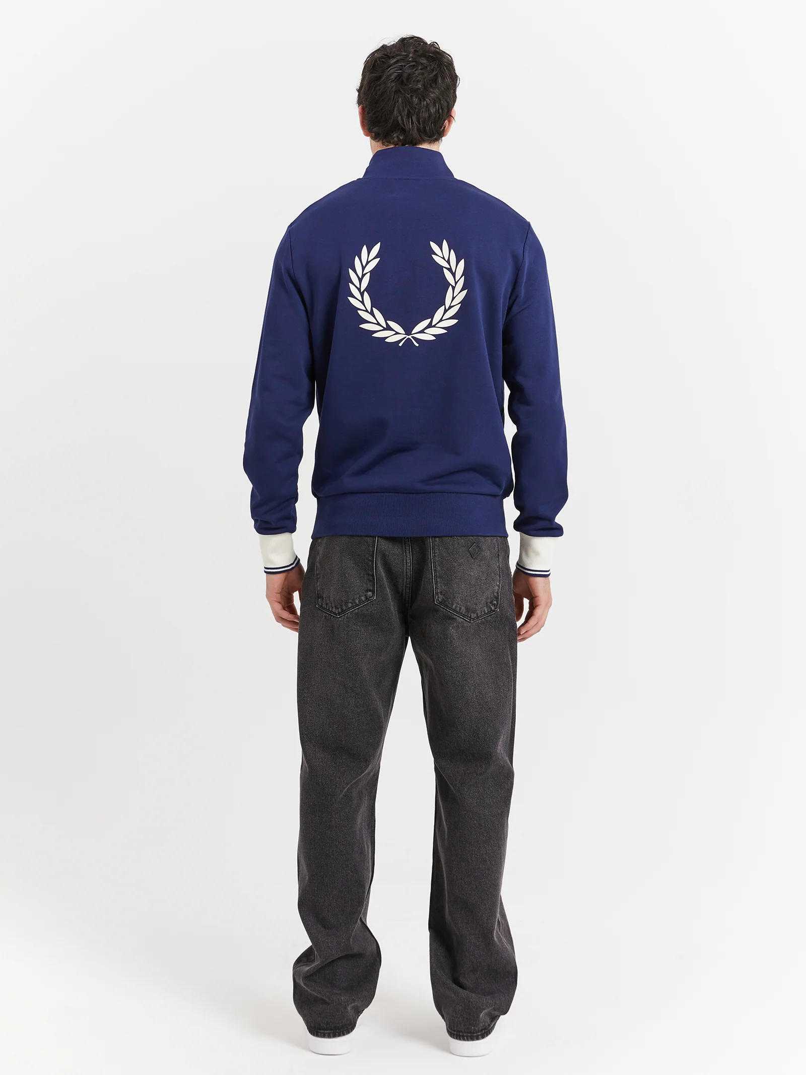 Contrast Cuff Laurel Half Zip - Image 5