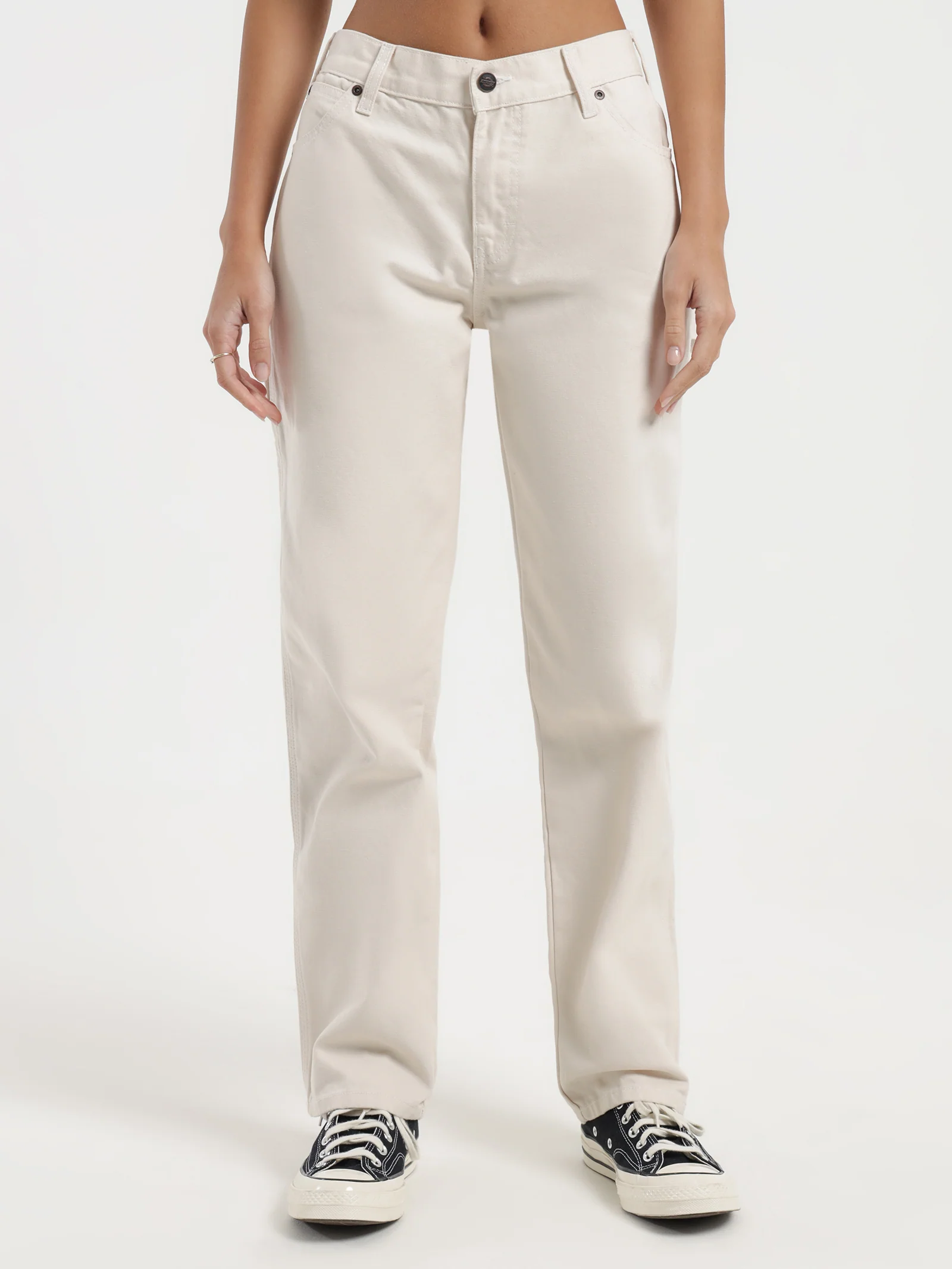 Contrast Low Rider Chinos