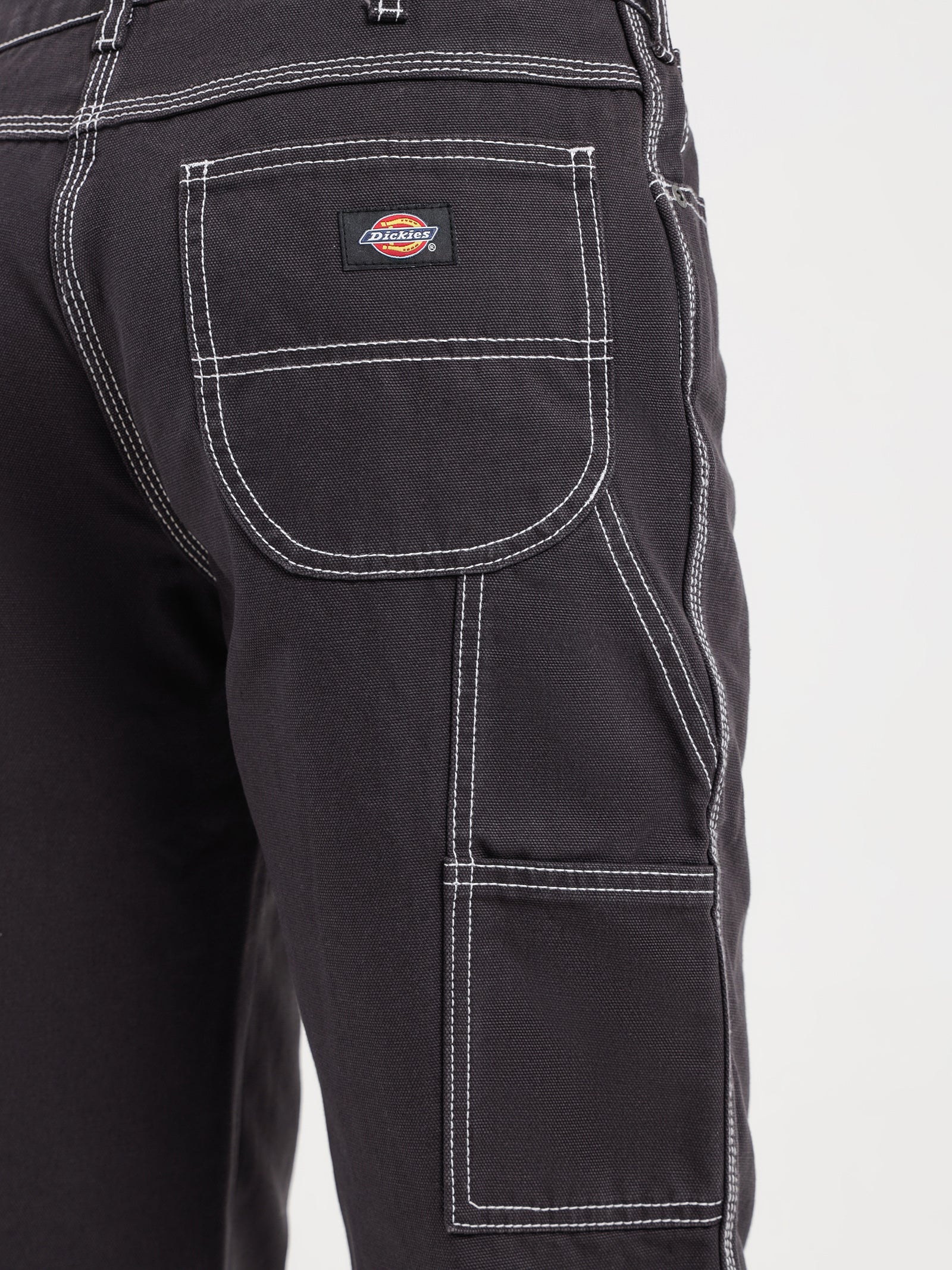Contrast Low Rider Chinos - Image 4