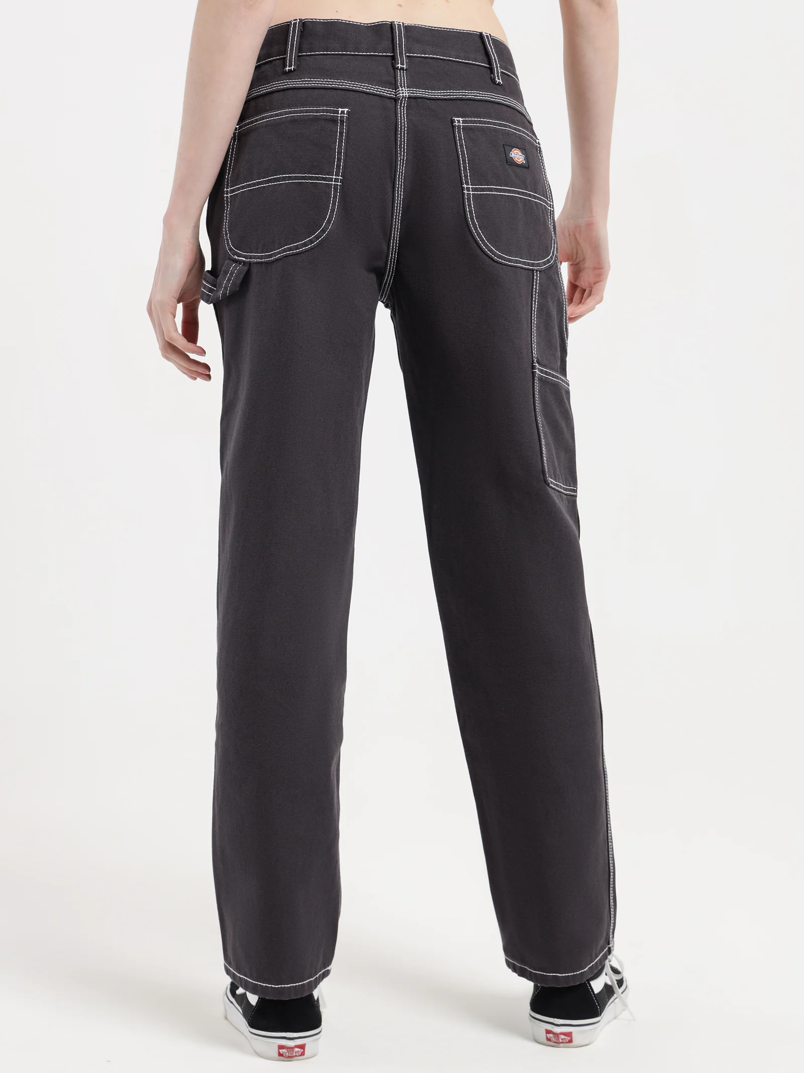 Contrast Low Rider Chinos - Image 5