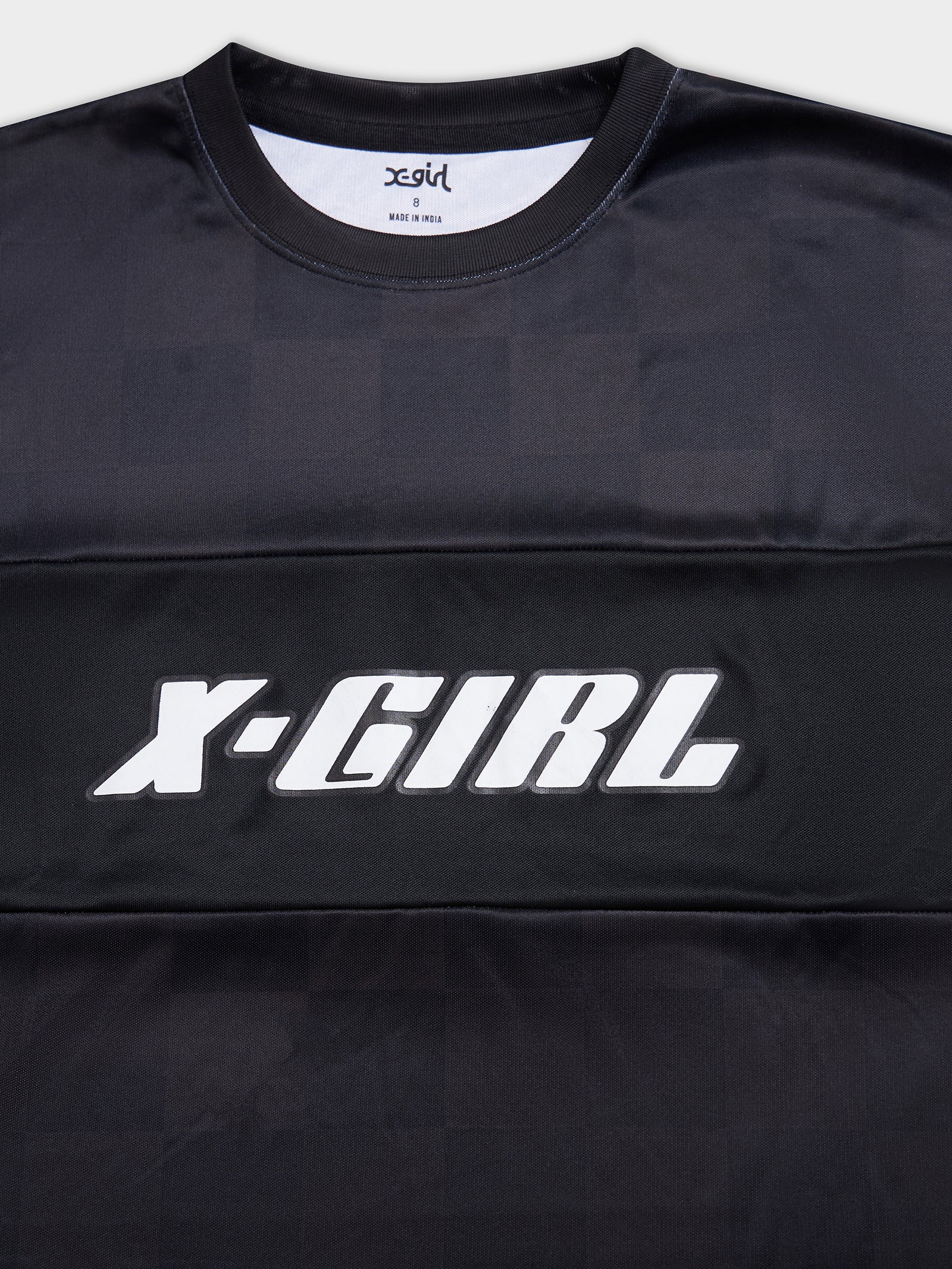 Contrast Panel Oversized Football T-Shirt - Image 3