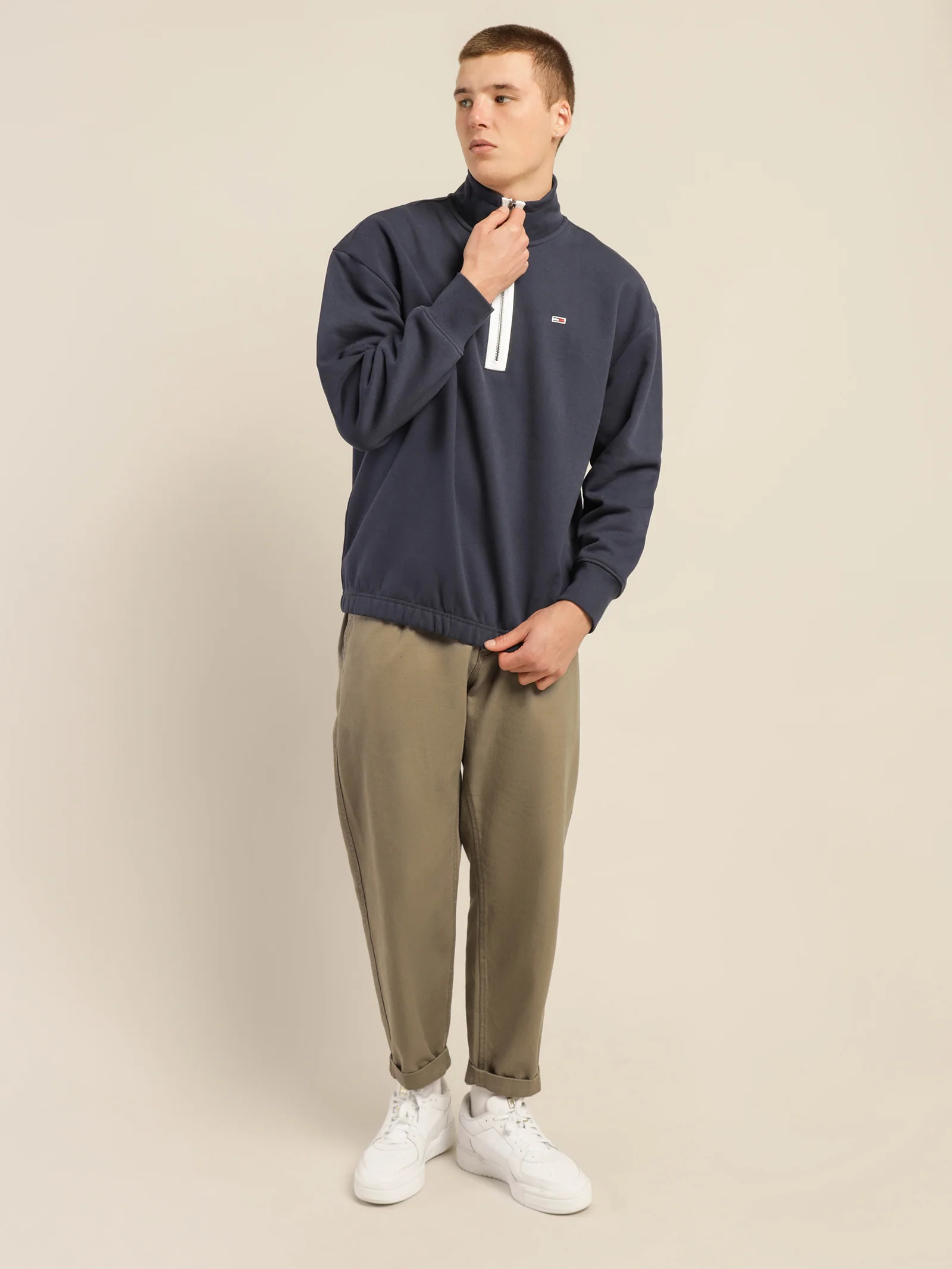 Contrast Zip Mock - Image 5