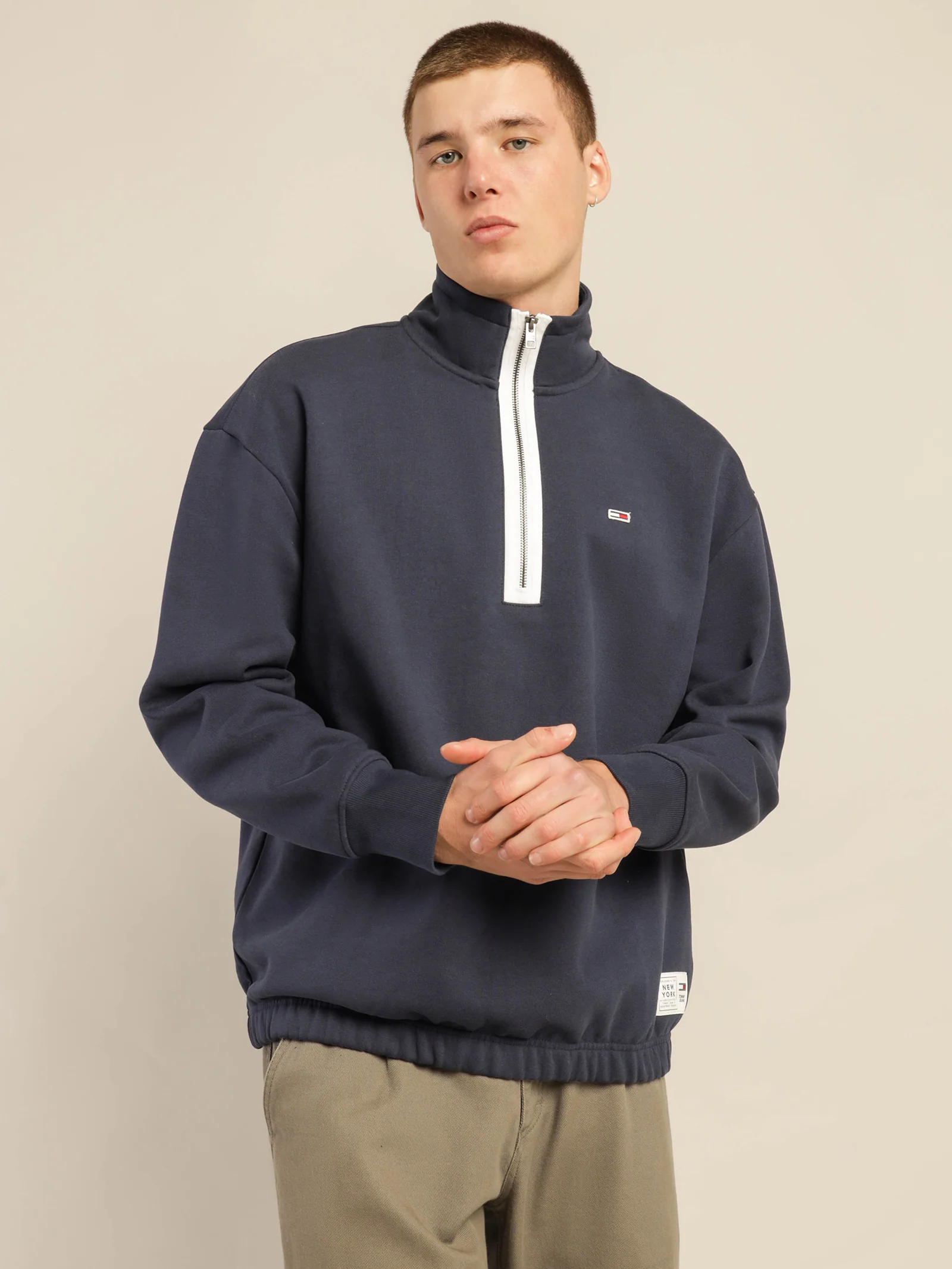Contrast Zip Mock - Image 6