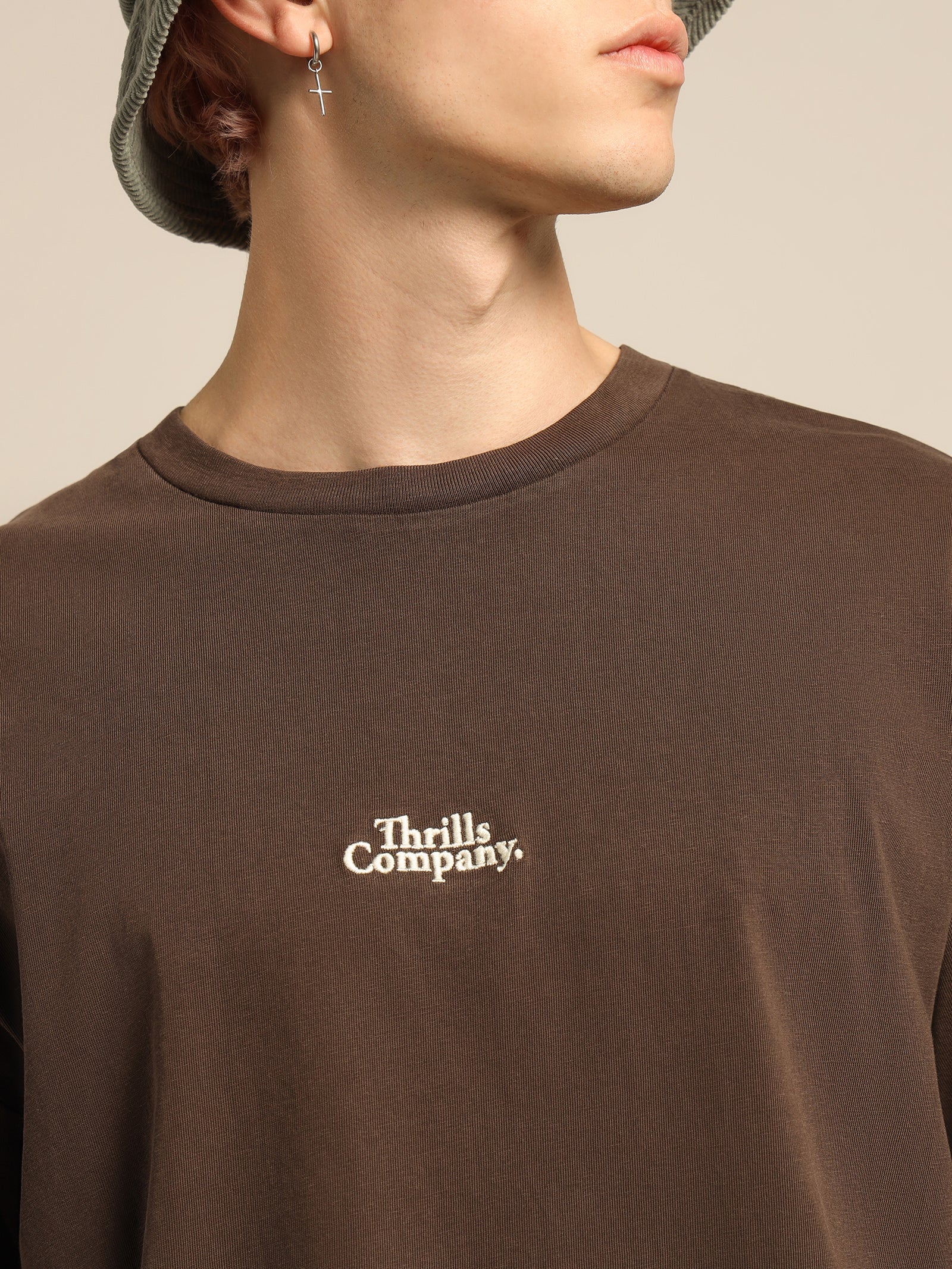 Contrasting Stack Merch Fit T-Shirt - Image 3