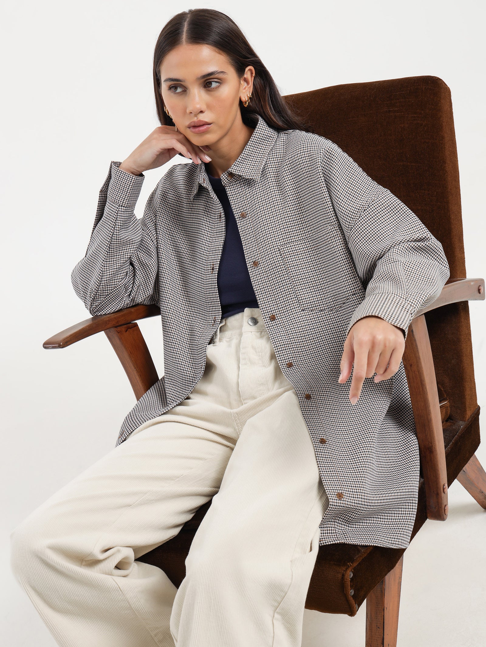 Cora Boyfriend Long Sleeve Shirt - Image 2