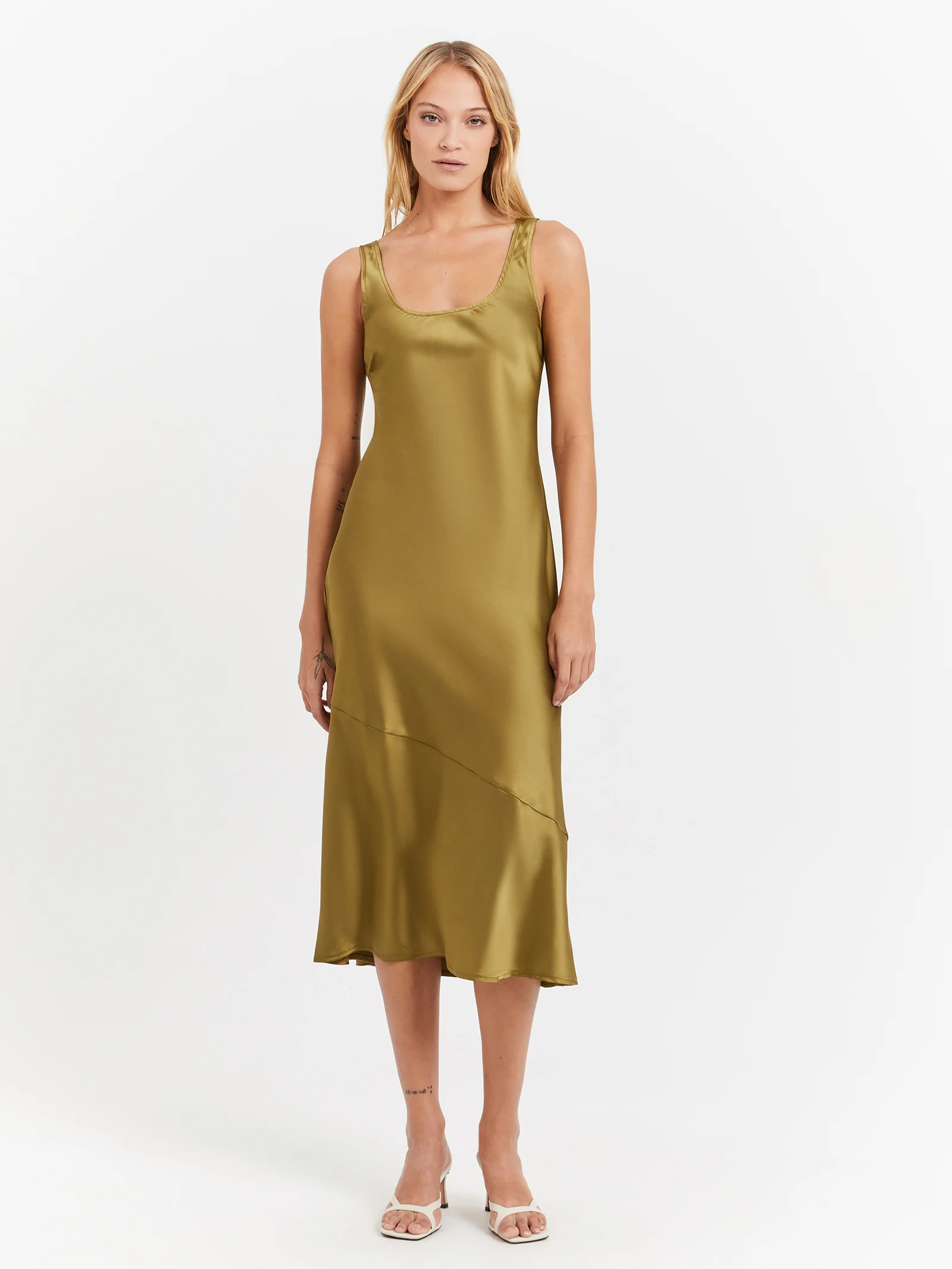 Coral Midi Dress - Image 4