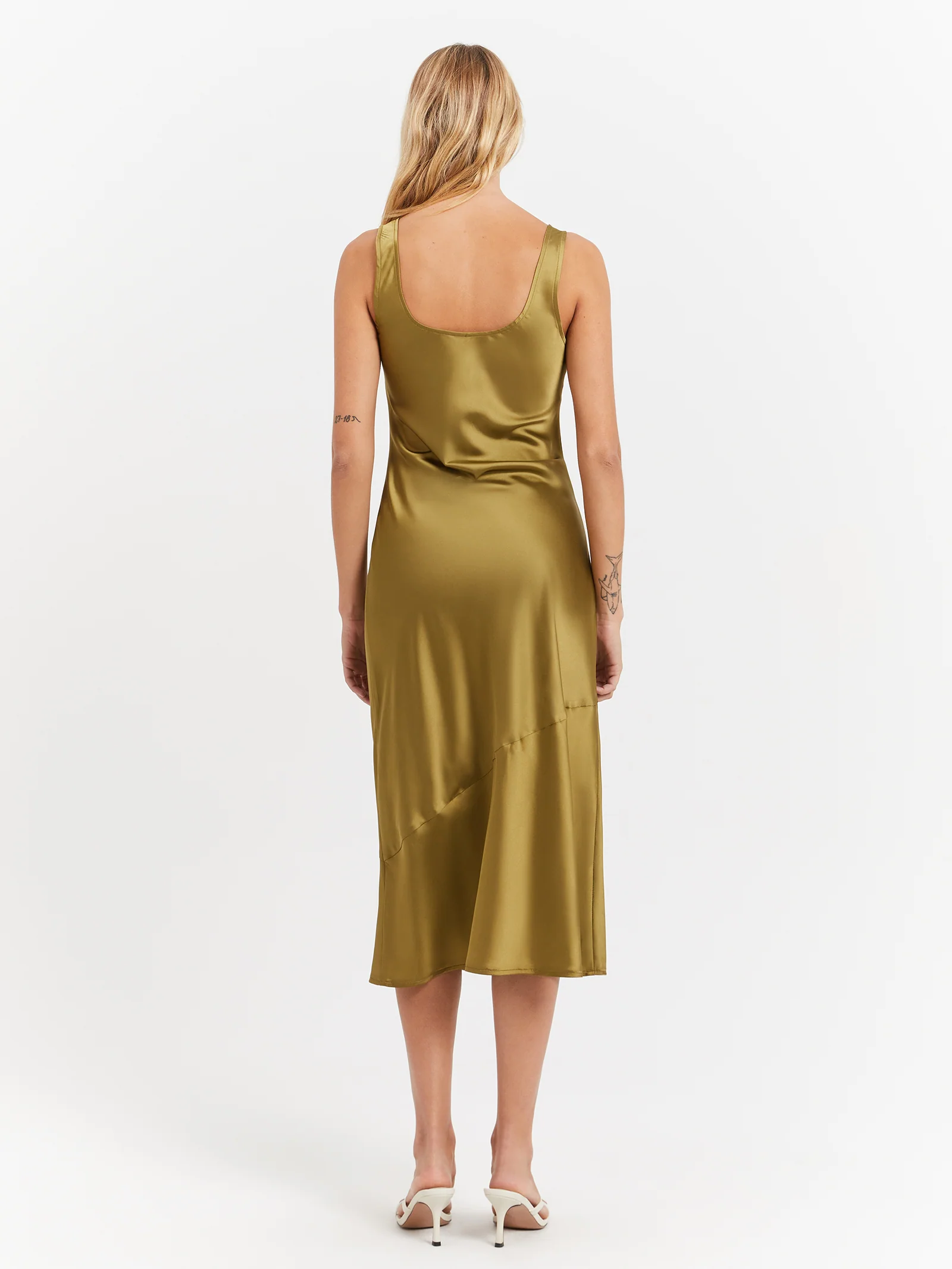 Coral Midi Dress - Image 5