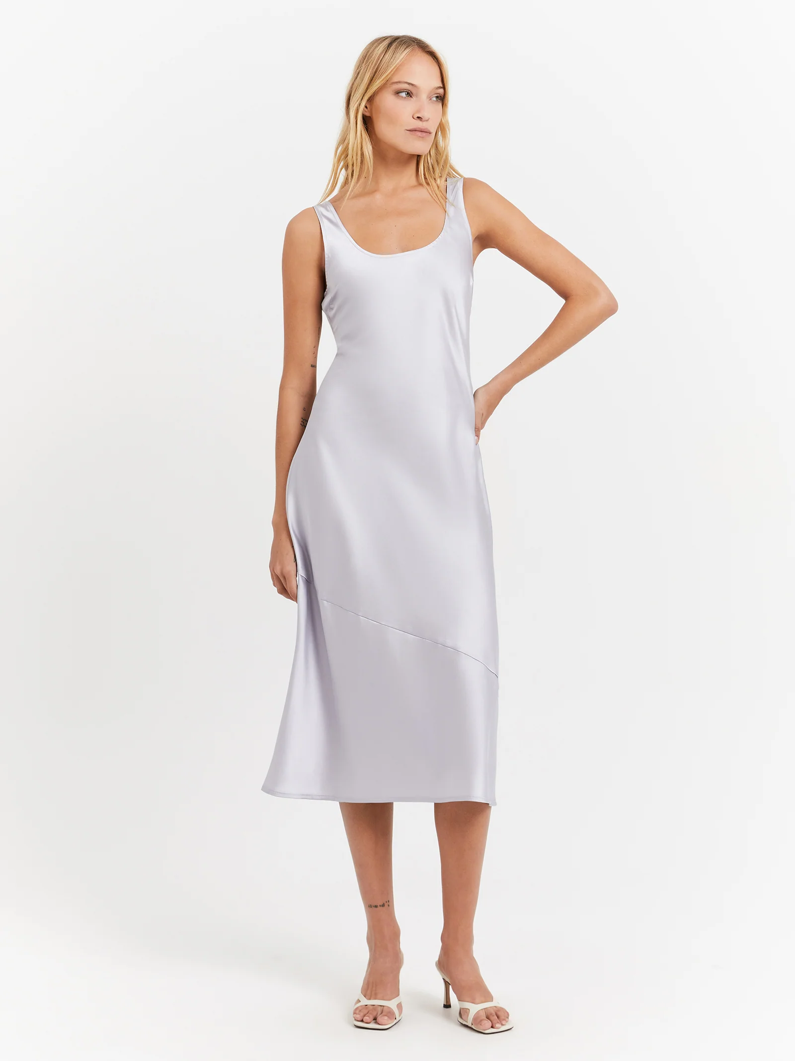 Coral Midi Dress - Image 4