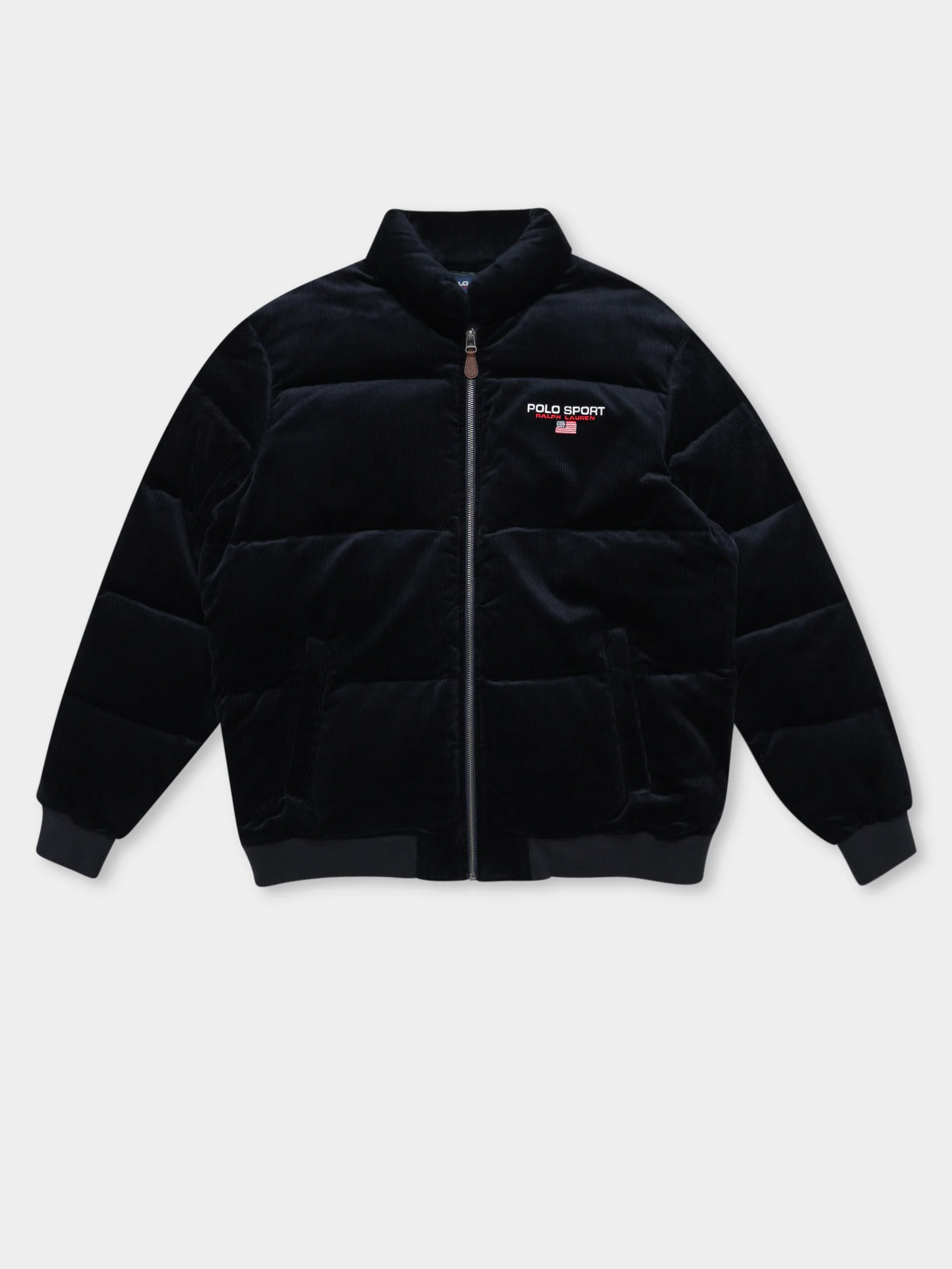 Cord Puffer Insulated Bomber Jacket - Image 10