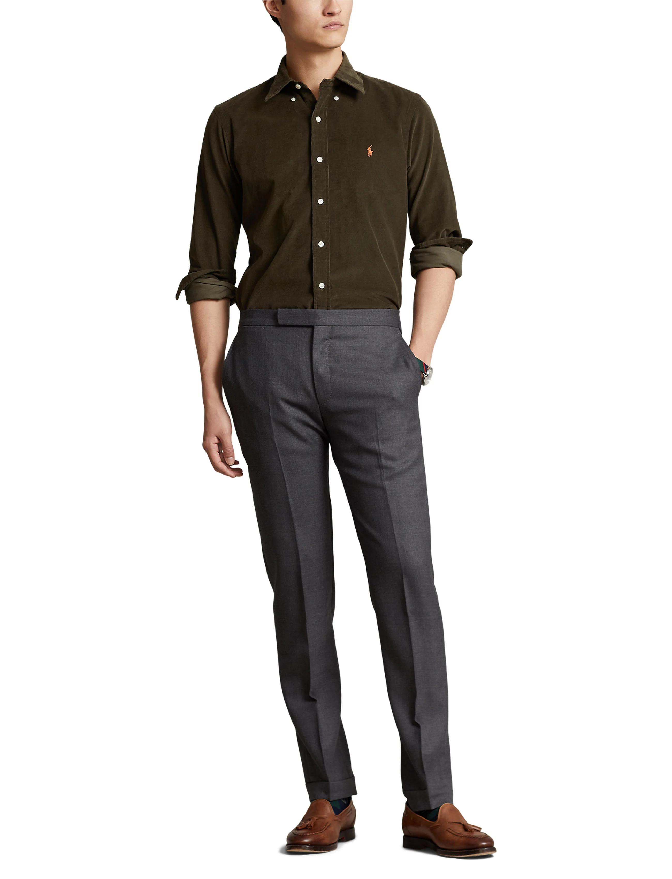 Corduroy Button Down Shirt - Image 4