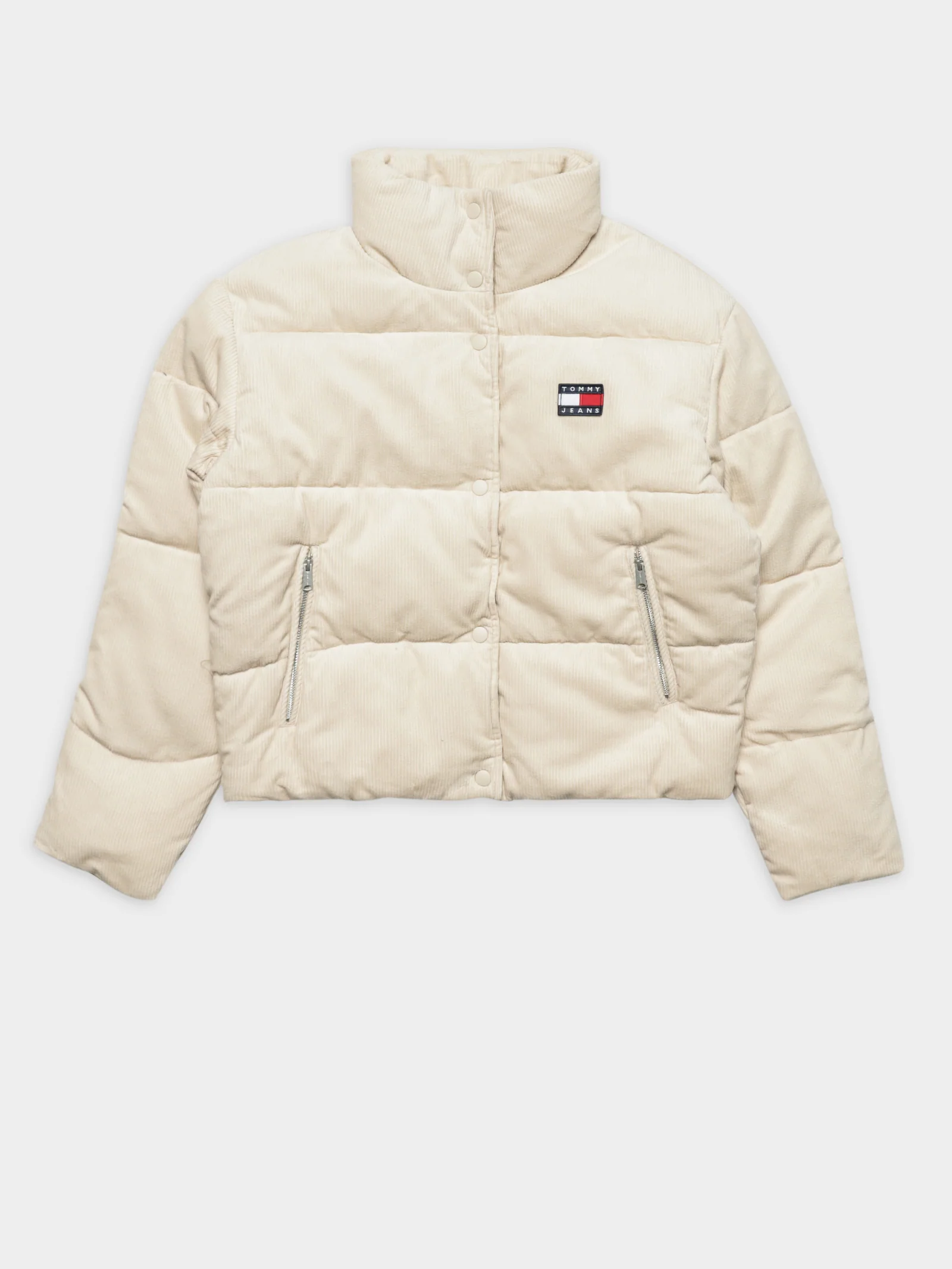 Corduroy Padded Puffer Jacket - Image 9