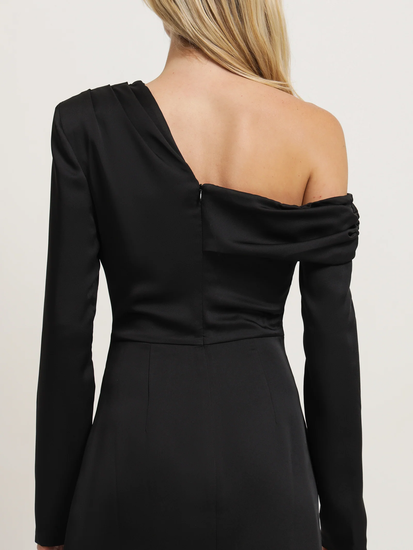 Cormac Satin Mini Dress - Image 4