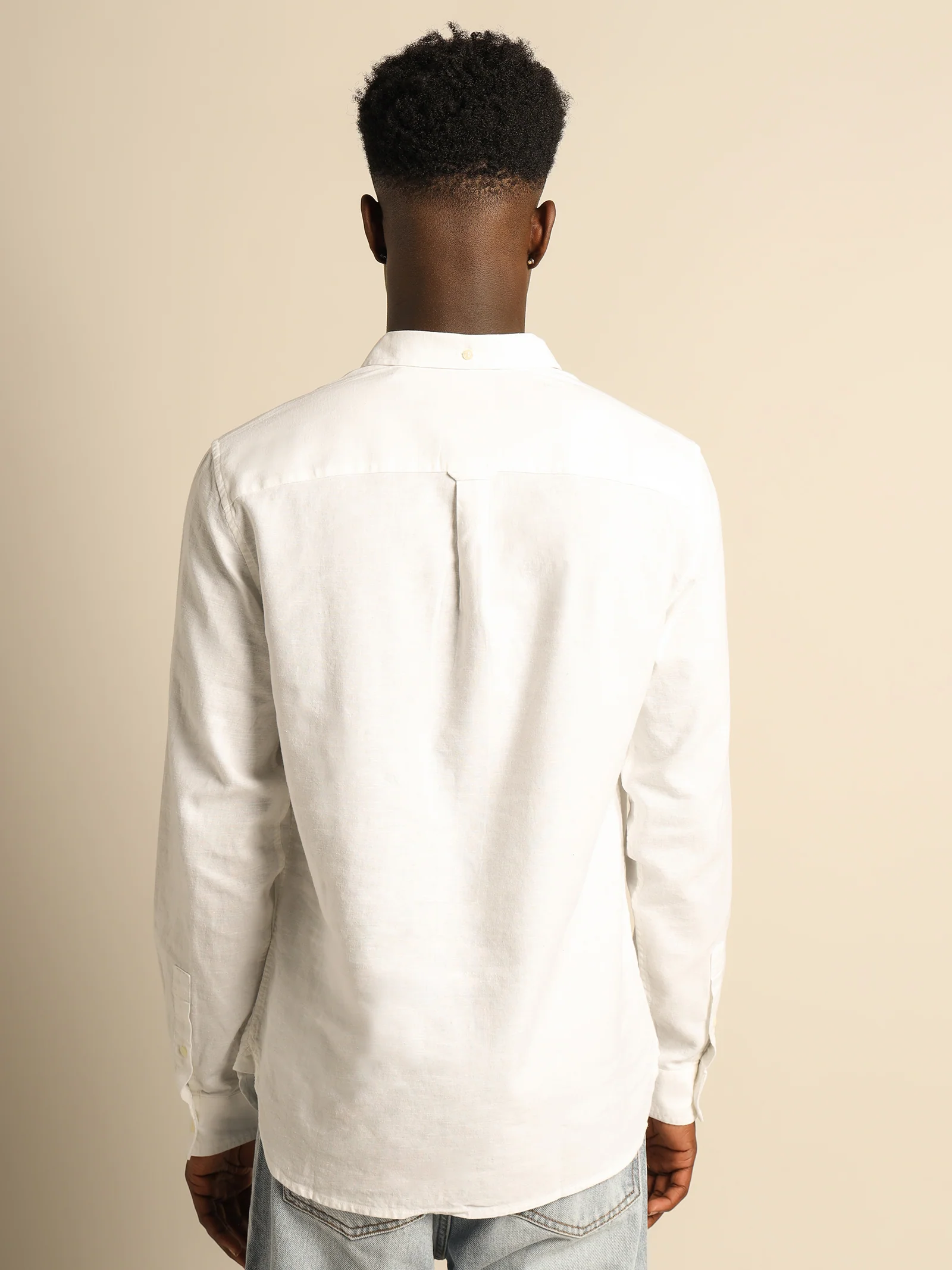Cotton Linen Long Sleeve Shirt - Image 5