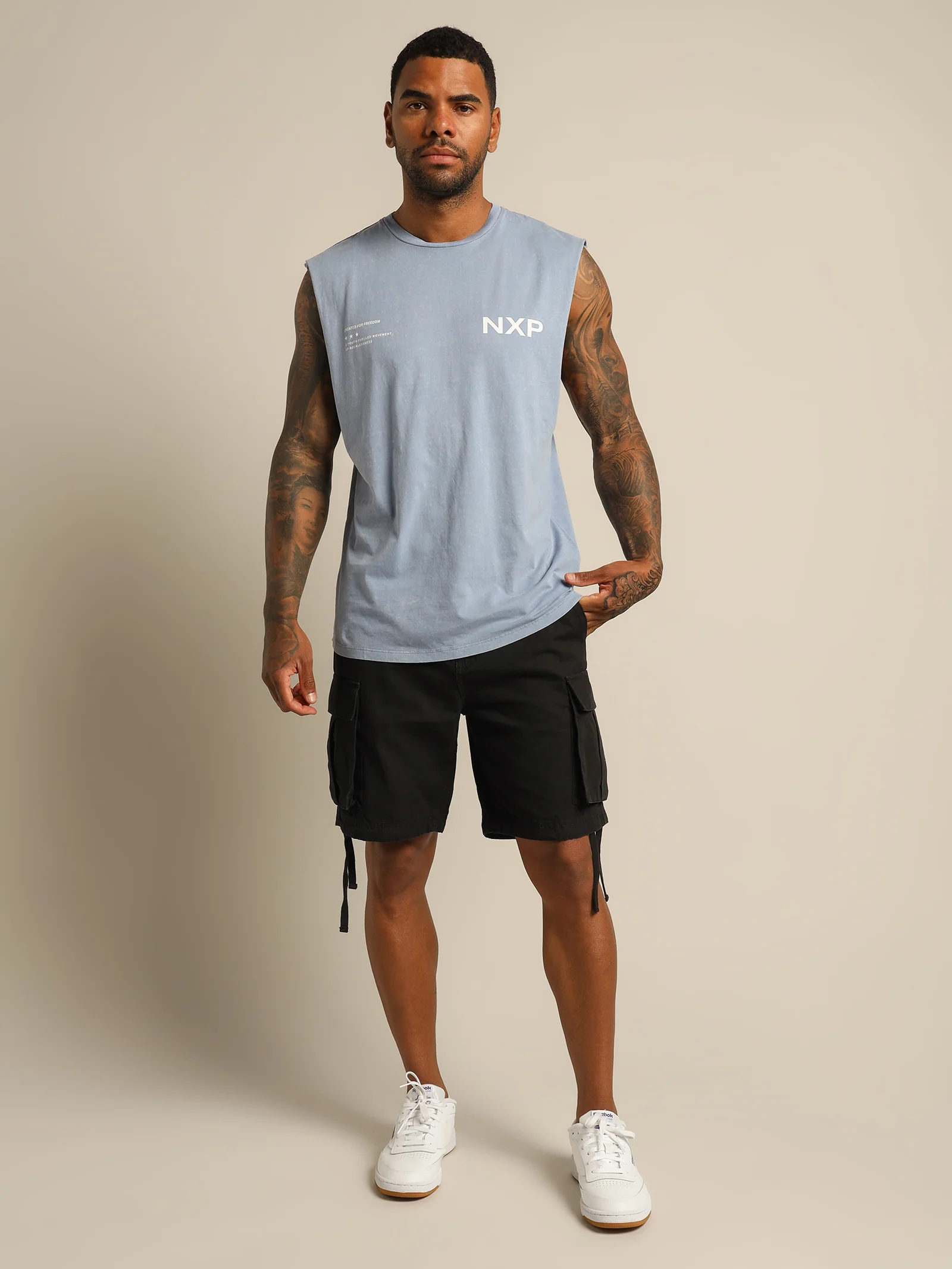 Courageous Scoop Back Muscle Shirt - Image 4