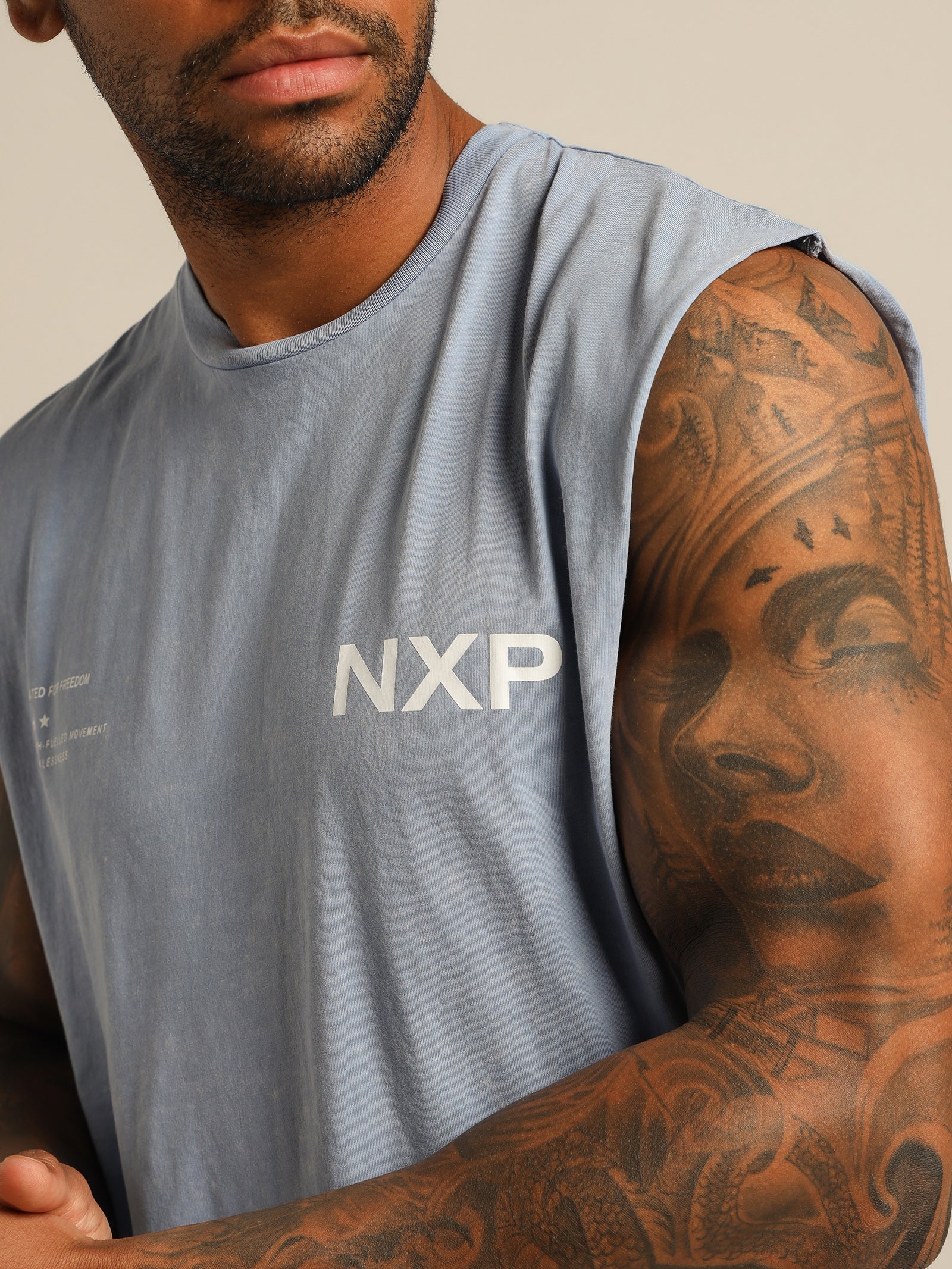 Courageous Scoop Back Muscle Shirt - Image 5