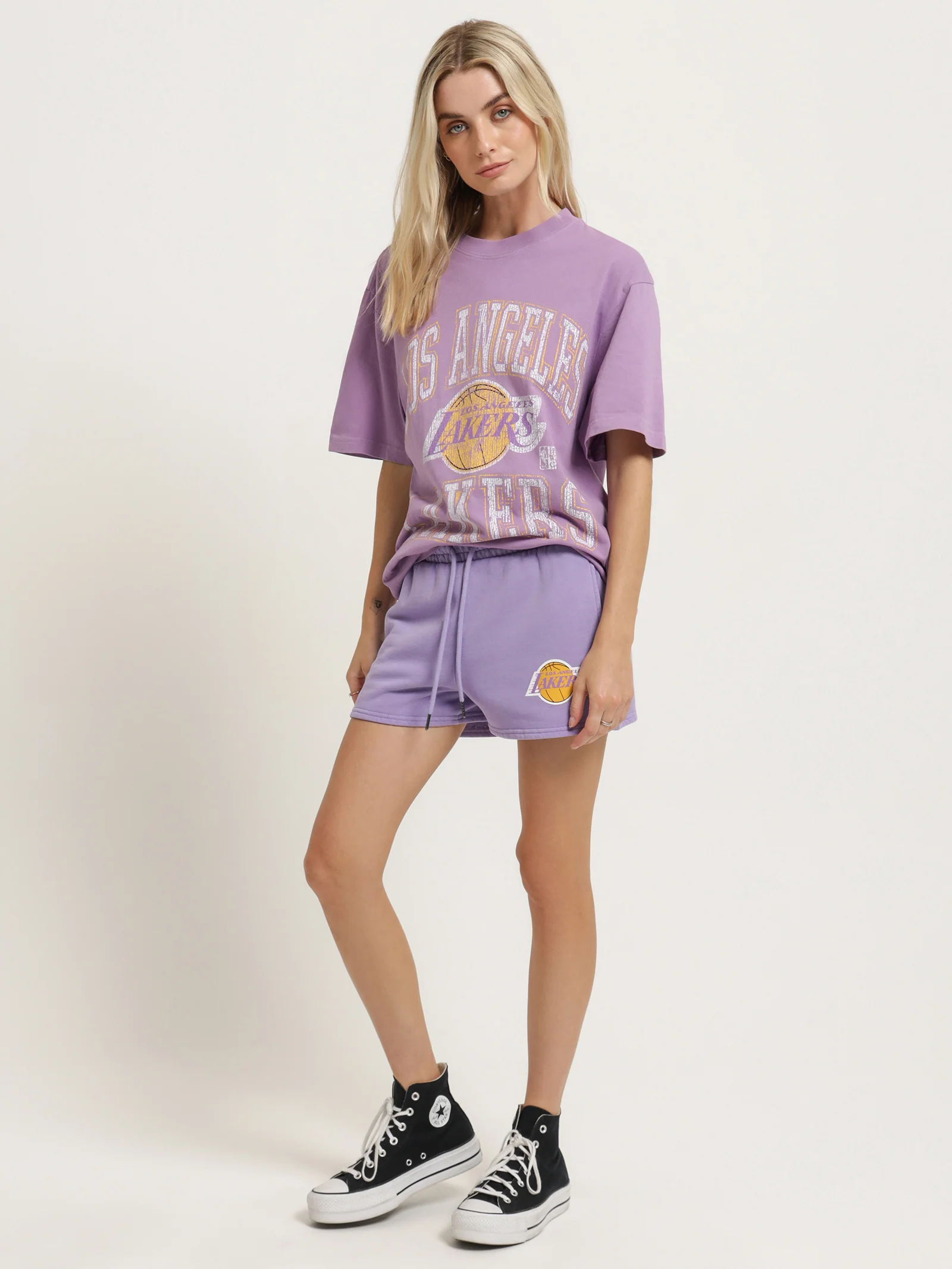 Courtney Lakers Shorts - Image 3