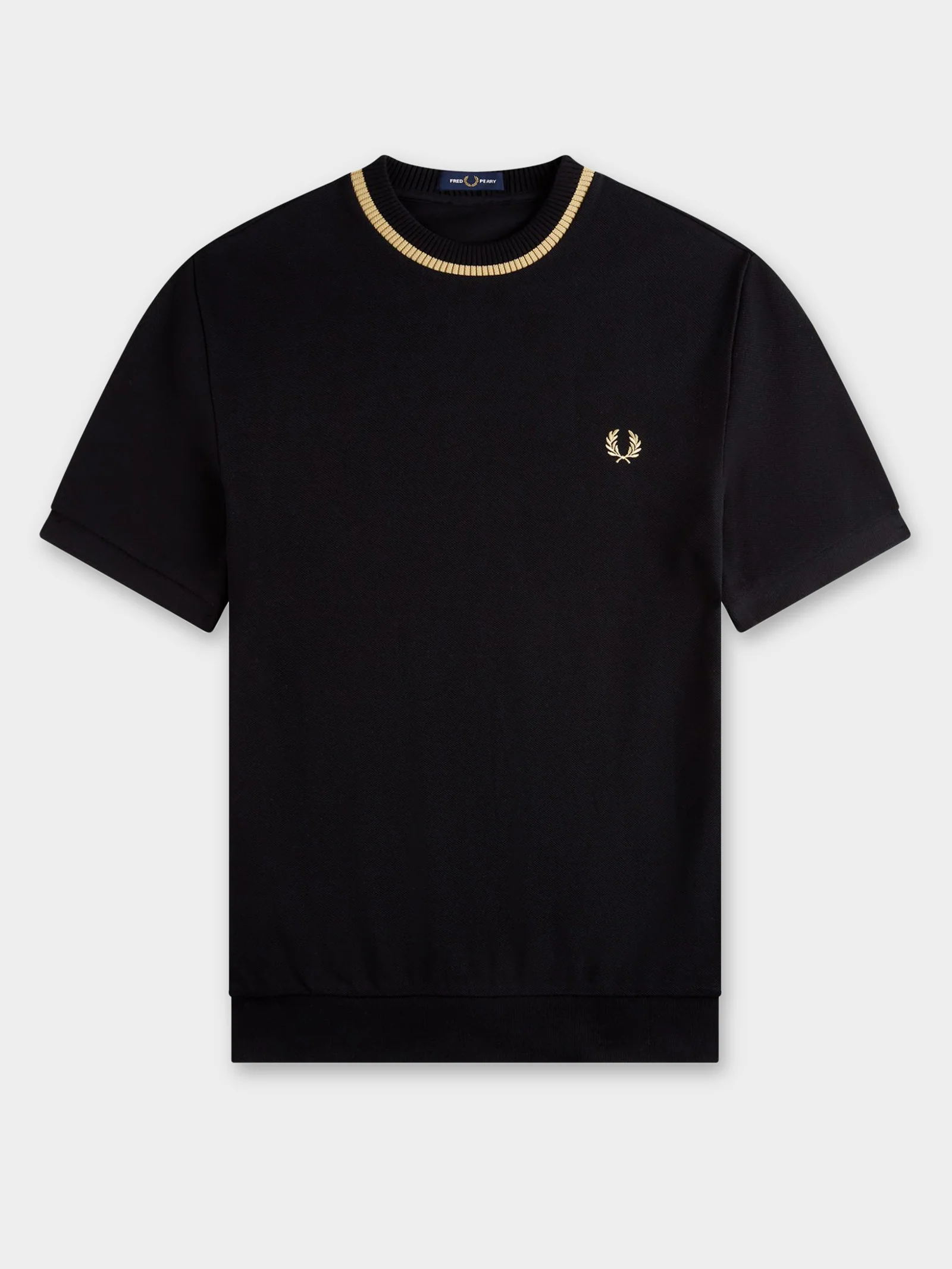Crew Neck Pique T-Shirt - Image 5
