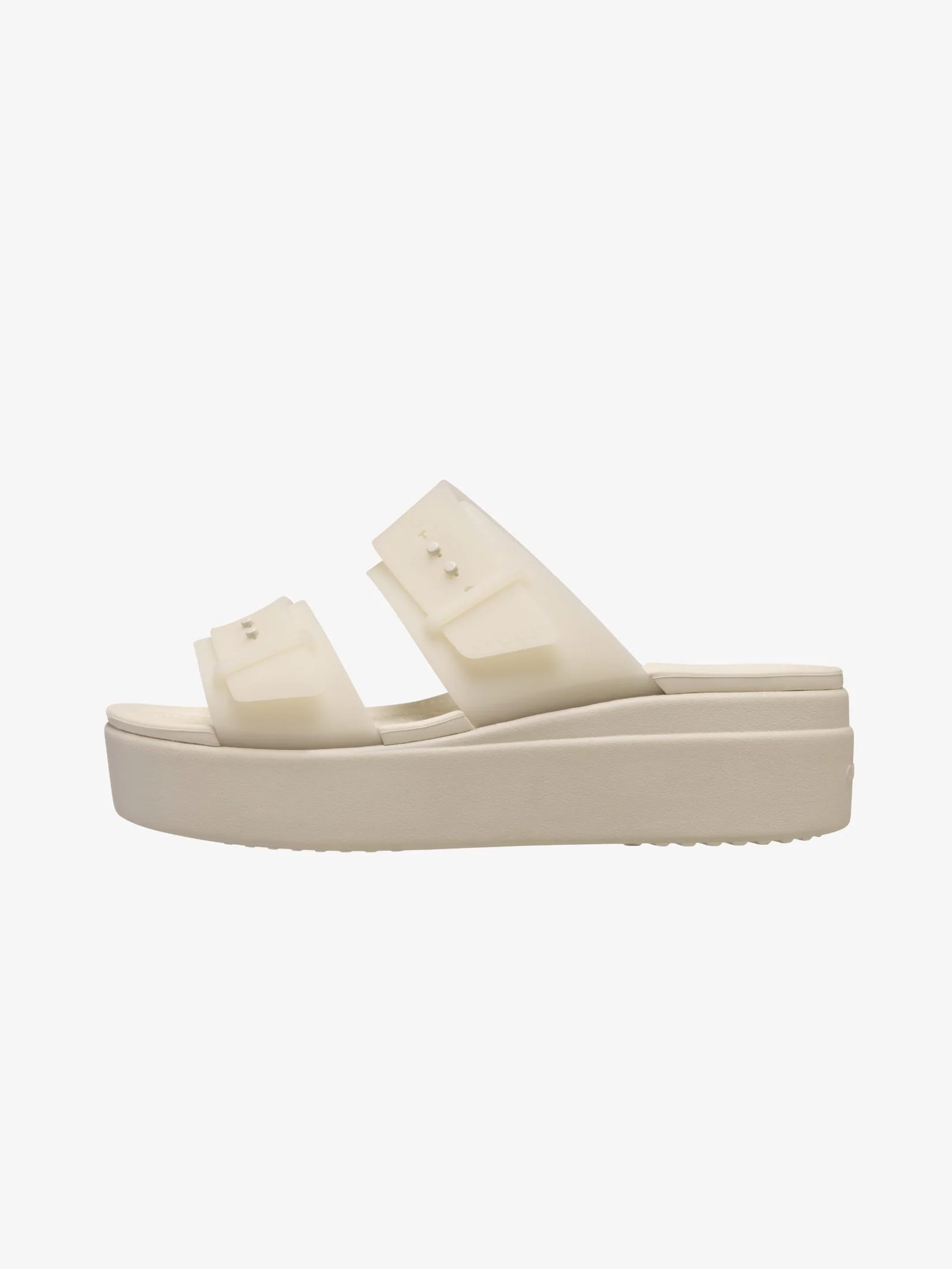Brooklyn Buckle Frosted Low Wedge - Image 2