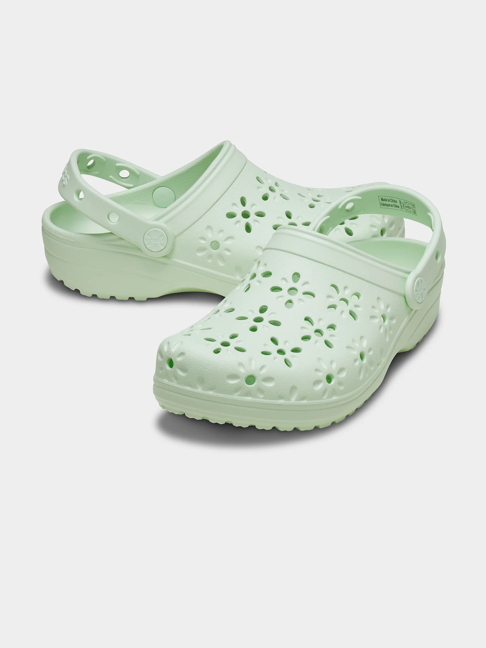 Classic Floral Cut Out Clog - Image 4
