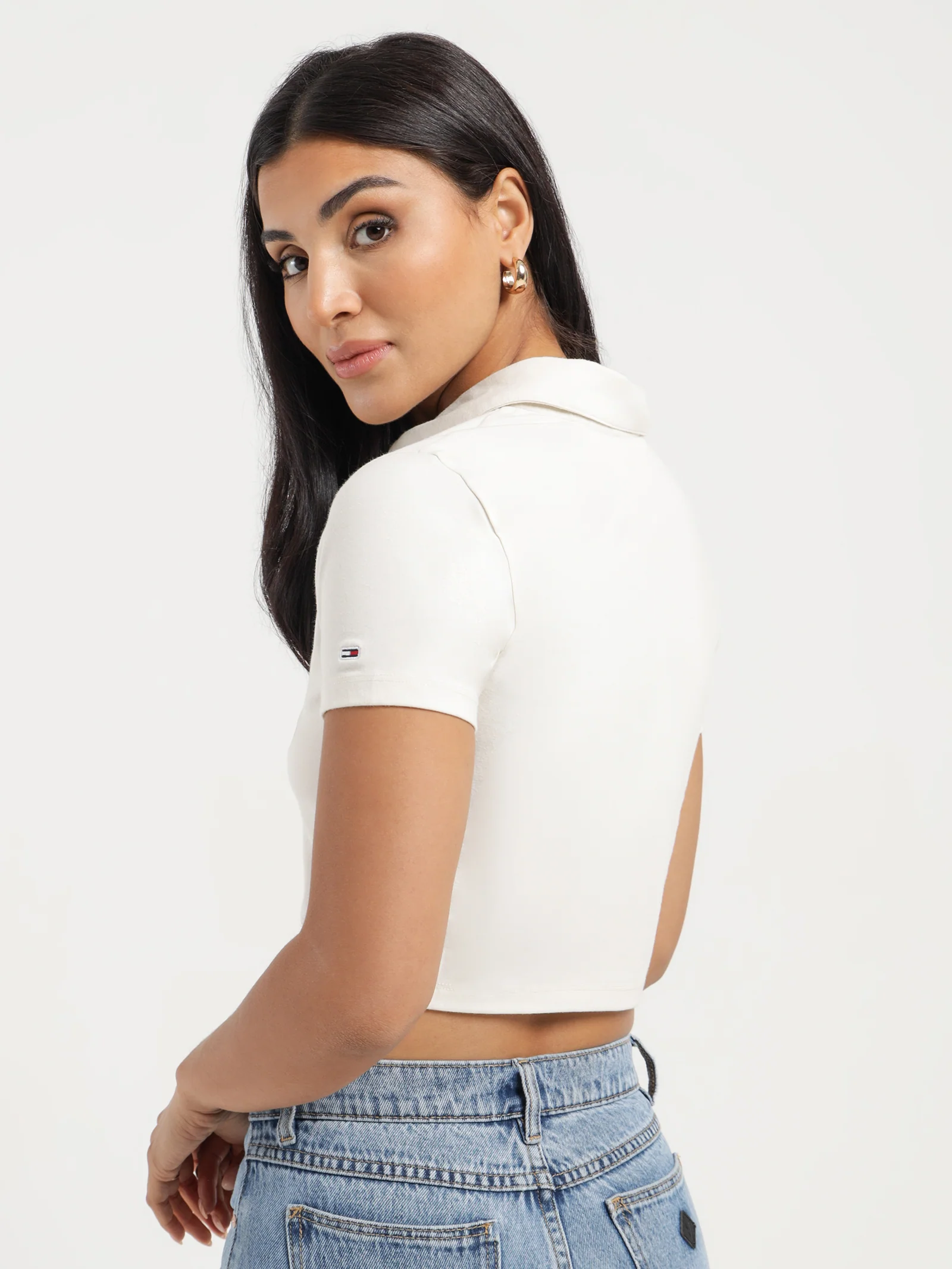 Crop Chest Signature Short Sleeve T-Shirt - Image 6