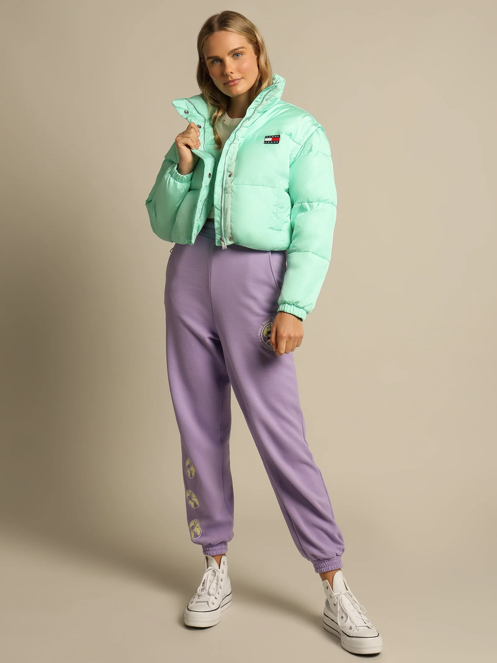 Crop Convertible Vest Puffer Jacket - Image 5