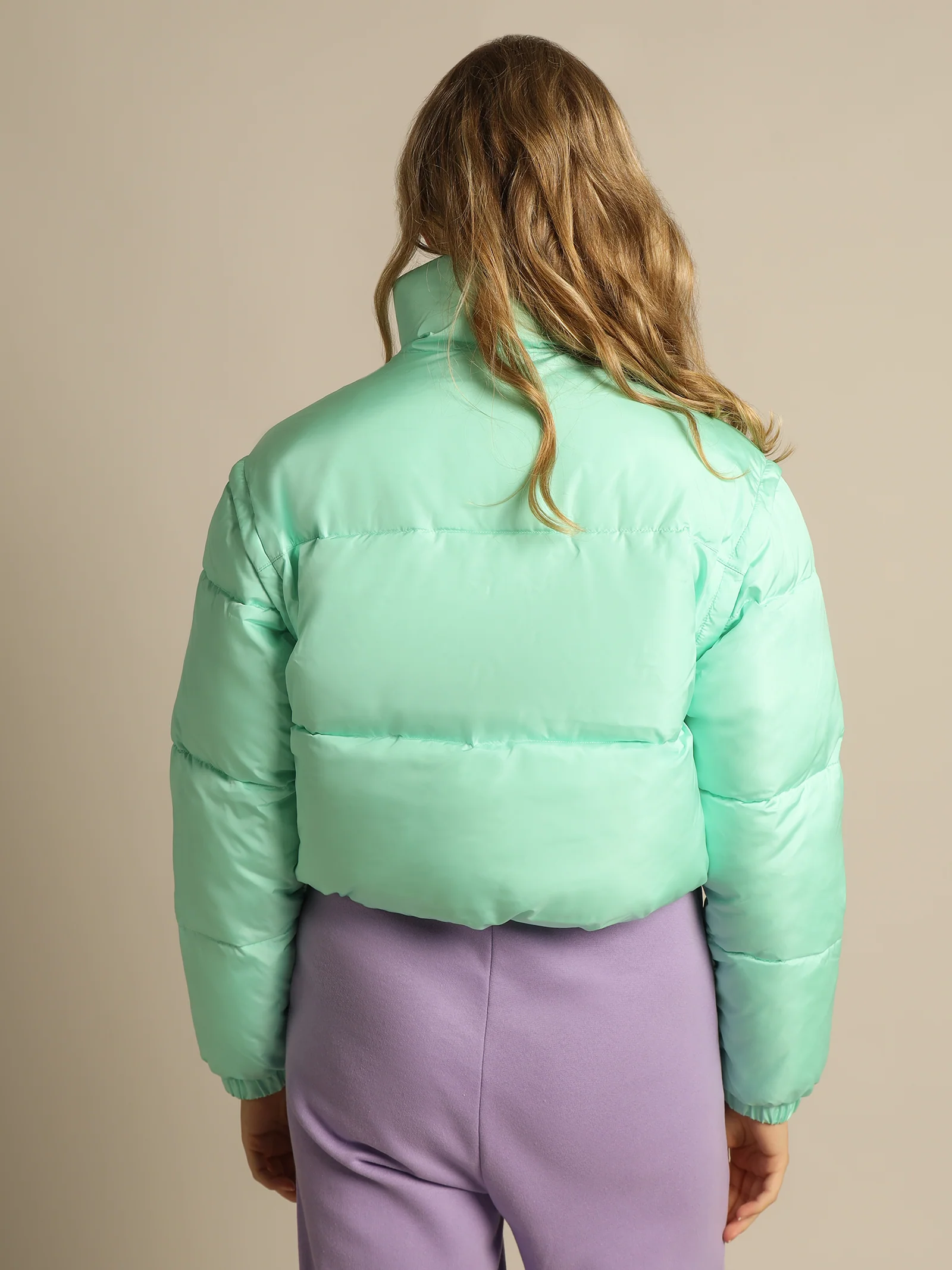 Crop Convertible Vest Puffer Jacket - Image 6
