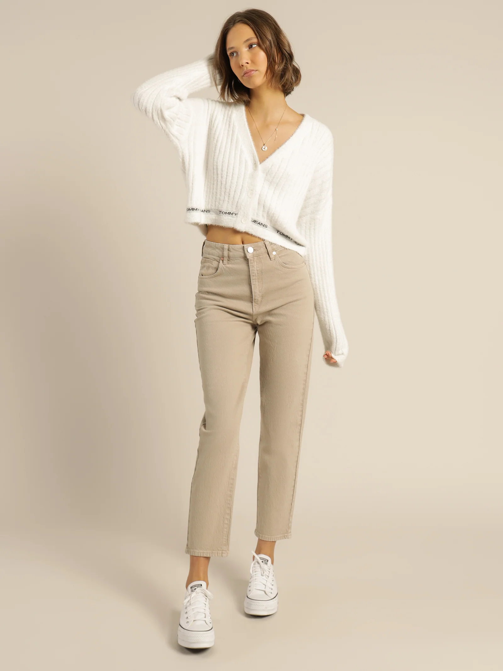 Crop Furry Cardigan - Image 4