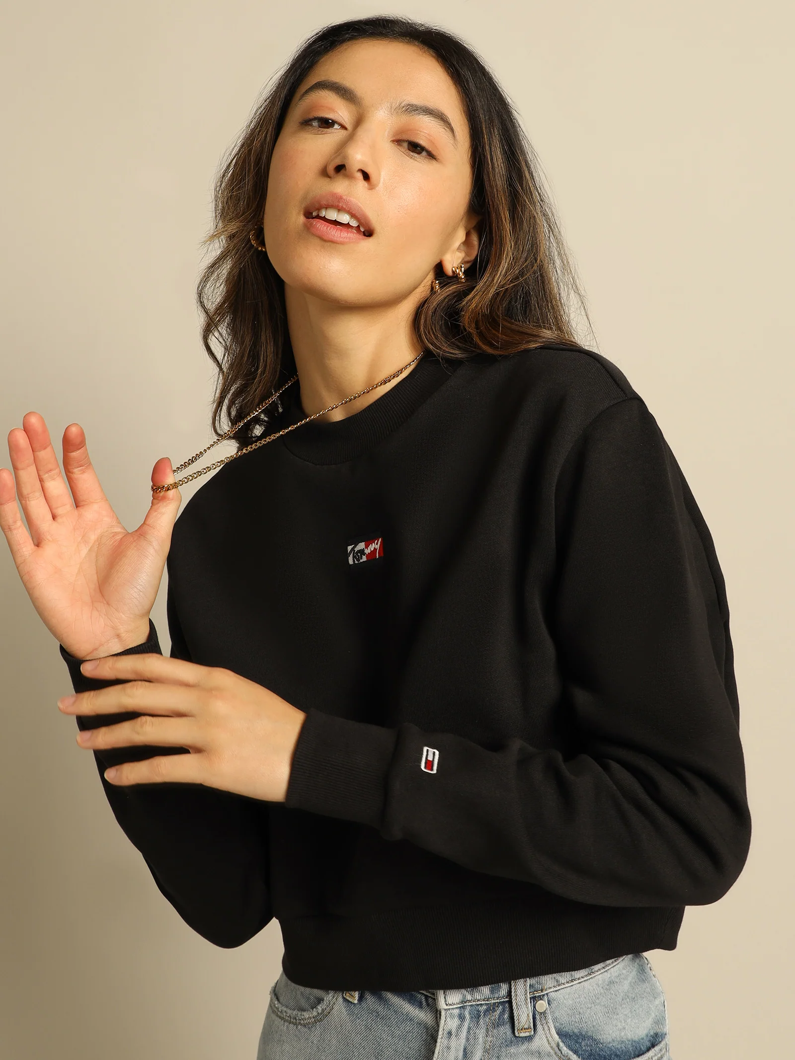 Crop Tiny Tommy Sweater - Image 4